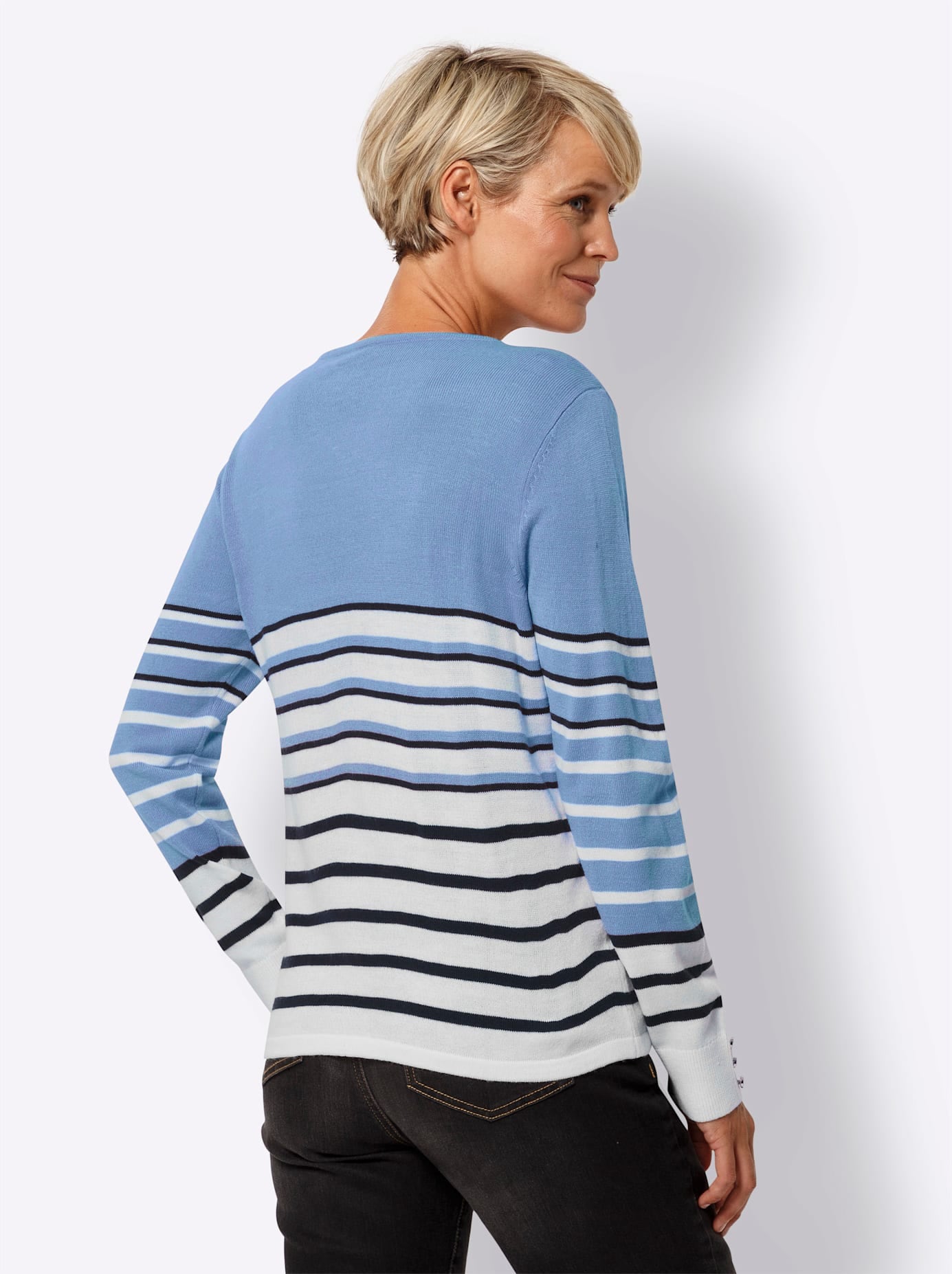 Classic Basics Streifenpullover »Langarm-Pullover«