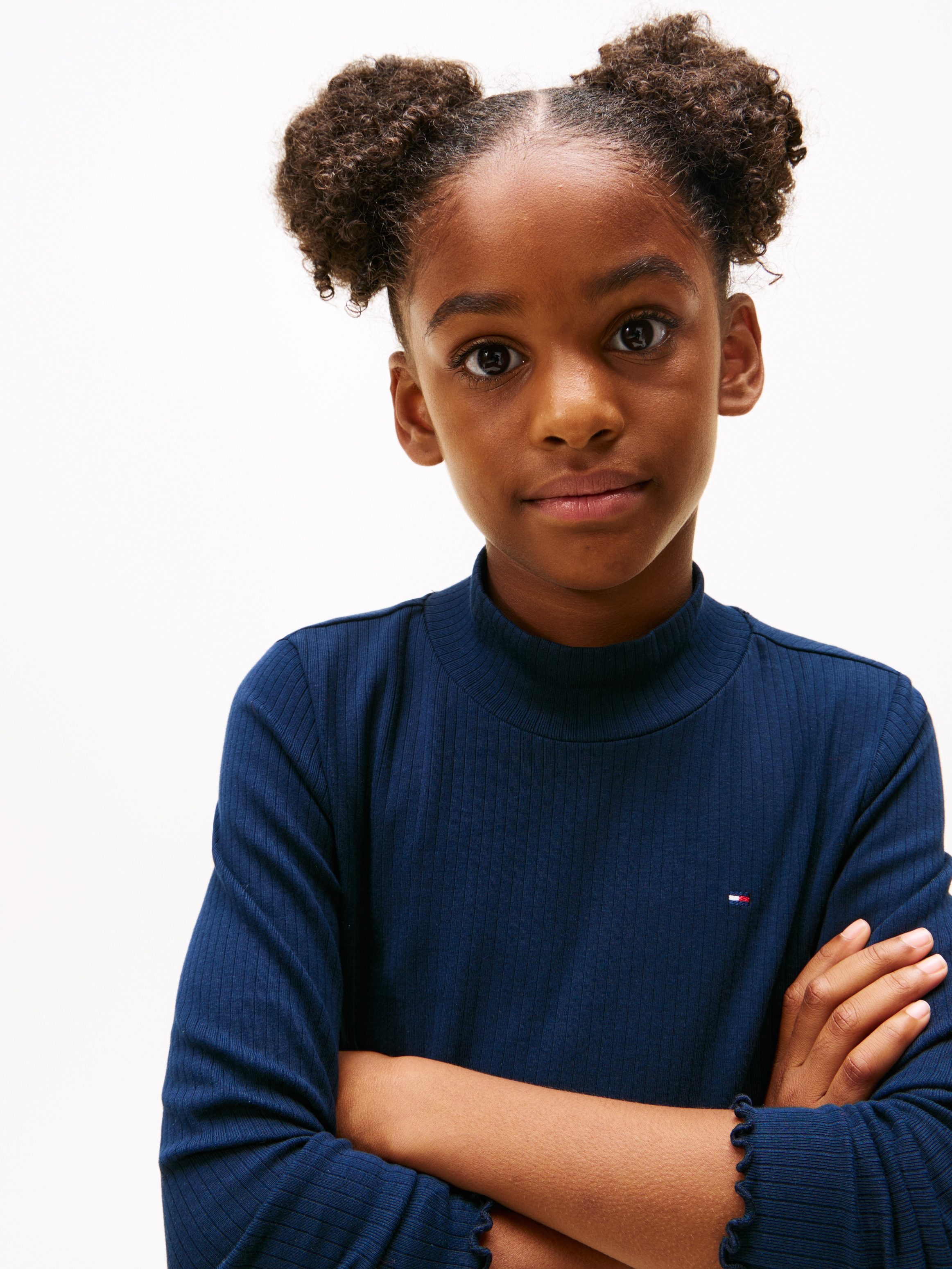 Tommy Hilfiger Langarmshirt »MOCK NECK TOP LS« Kinder bis 16 Jahre