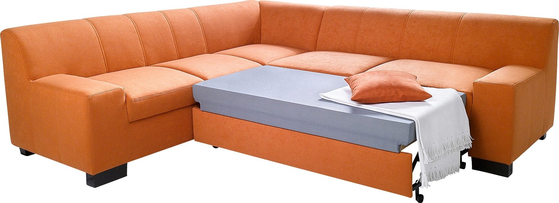 DOMO collection Ecksofa »Norma L-Form«, wahlweise mit Bettfunktion