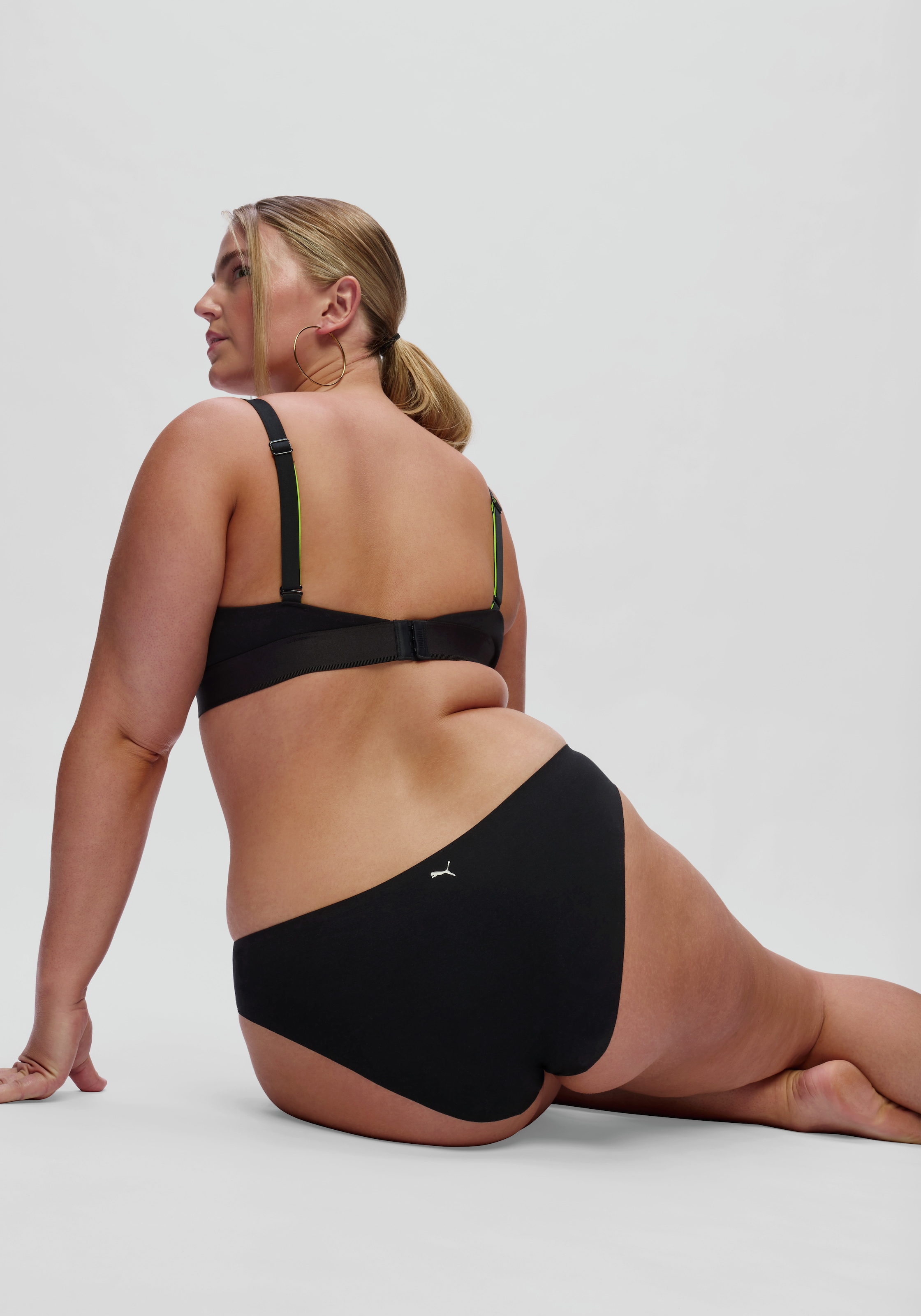 PUMA Slip »PUMA WOMEN INVISIBLE COTTON BRIEFS« 2er Pack,  nahtlose Ränder für eine unsichtbare Passform