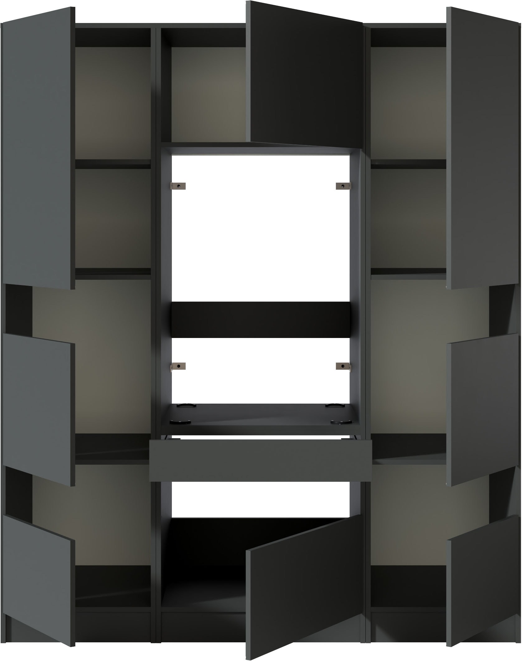 BASIC by Balculina Mehrzweckschrank-Set »Washhome B/T/H 168x68x200 cm« 3 Stk. tlg.