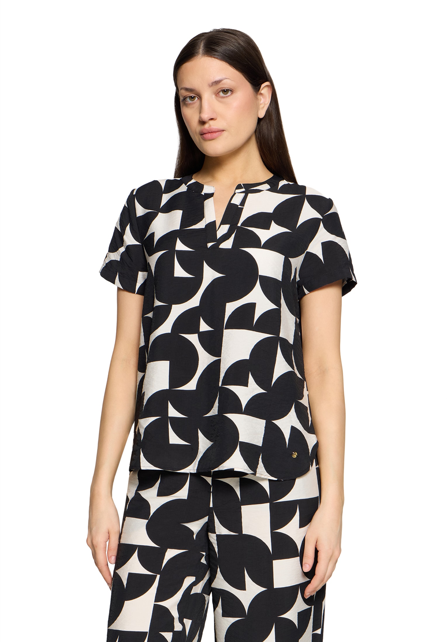 Betty&Co Schlupfbluse »Schlupfbluse kurzarm«