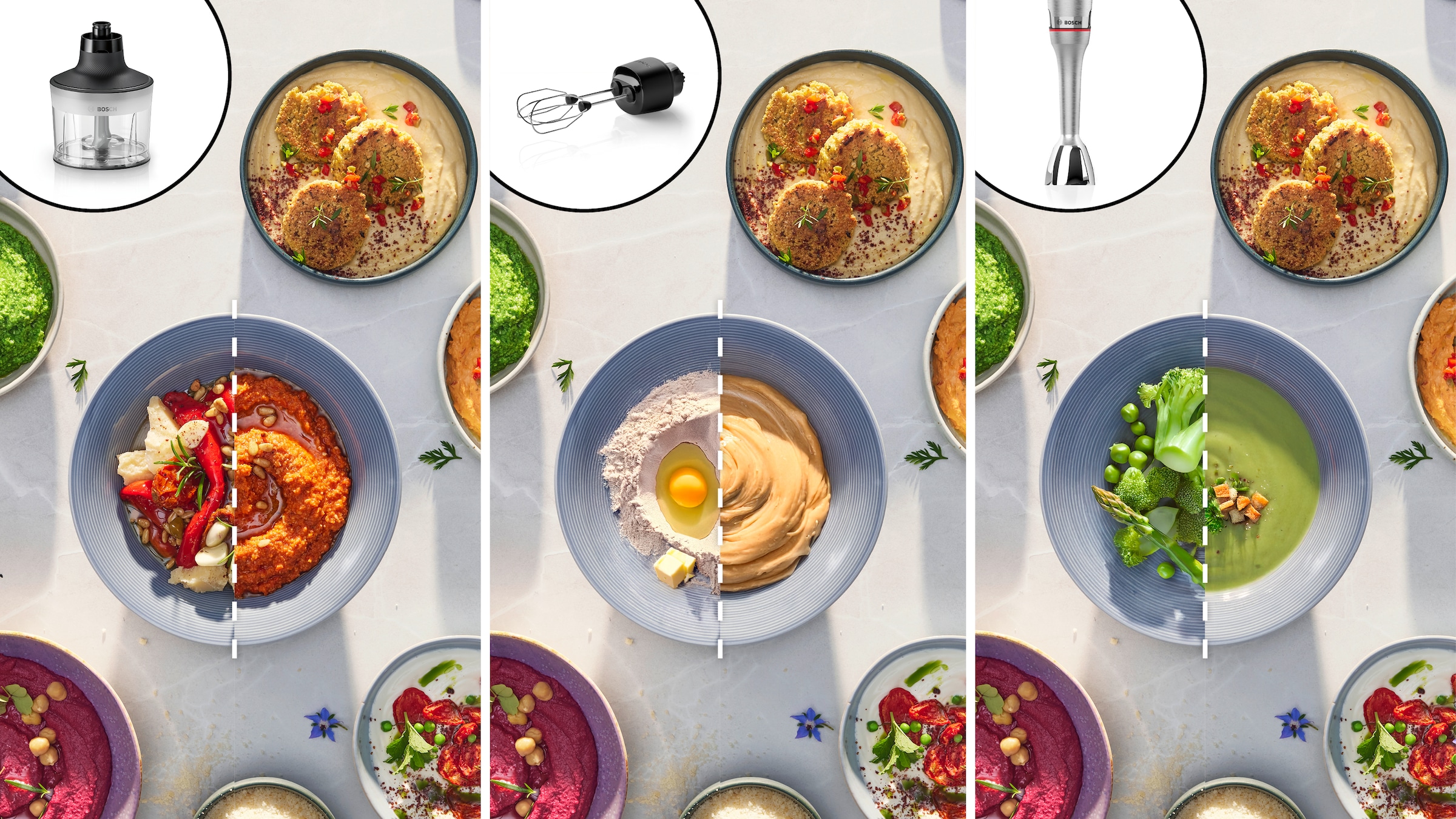 BOSCH Stabmixer »ErgoMaster Serie 8, MSM8M934, Doppelschneebesen, Becher, Zerkleinerer« 1500 W 6 Klingen Edelstahl, Spiralkabel, Keramikkupplung, luftgekühlter Motor