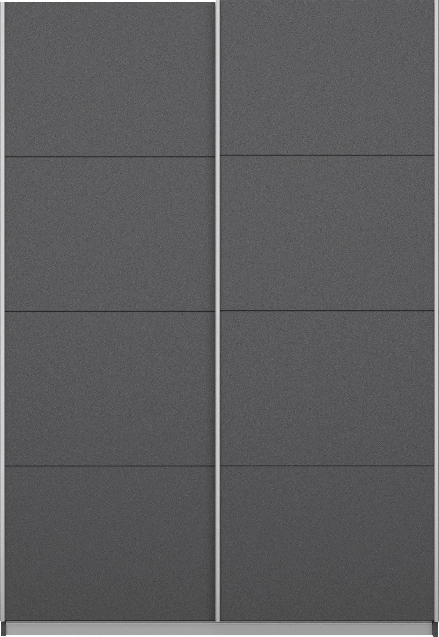 INOSIGN BY RAUCH Schwebetürenschrank »Kleiderschrank Schrank Garderobe Schlafzimmerschrank THANOS«, (in 3 verschiedenen Ausstattungen BASIC/CLASSIC/PREMIUM), Optional mit Spiegel, Metall-Griffleisten alufarben MADE IN GERMANY