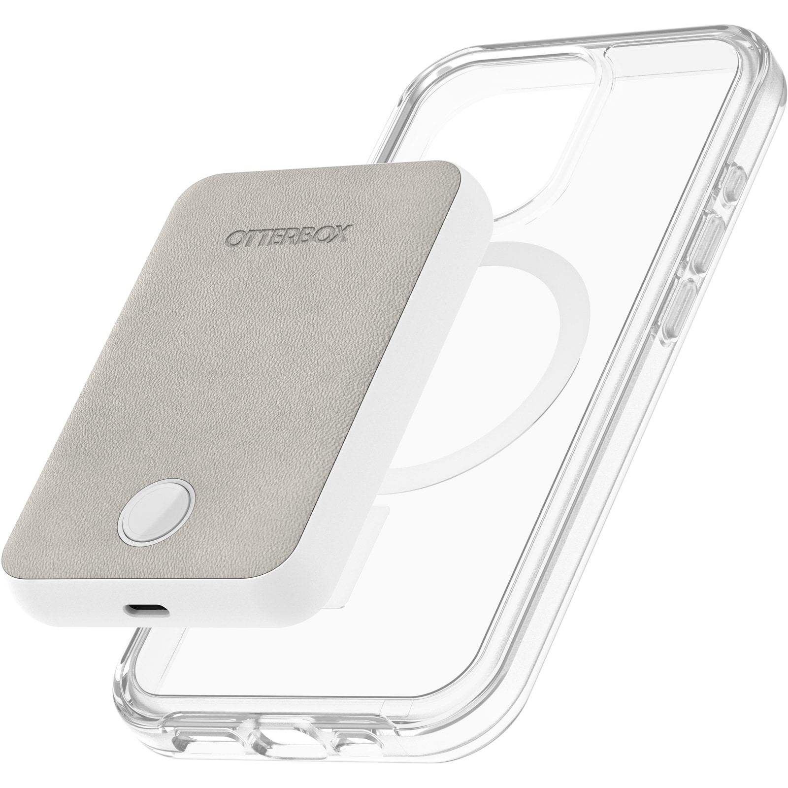Otterbox Powerbank »Wireless PowerBank für MagSafe 5K MAH (7.5W)« OtterBox Wireless PowerBank -MagSafe 5K MAH (7.5W) USB-C white 5.000 mAh