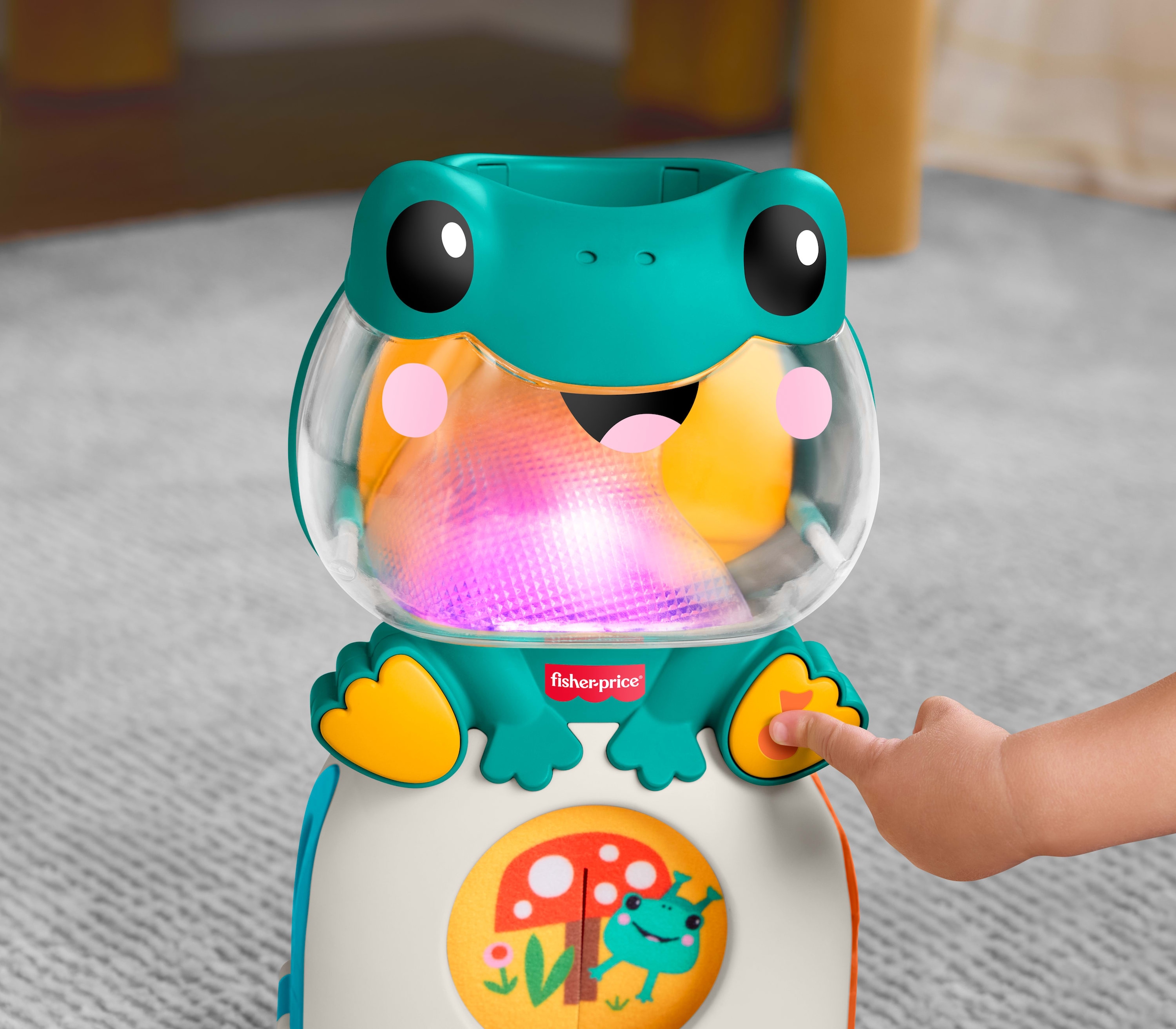 Fisher-Price® Lernspielzeug »Leuchtender und rollender Frosch« mit Musik, Lichtern und Geräuschen