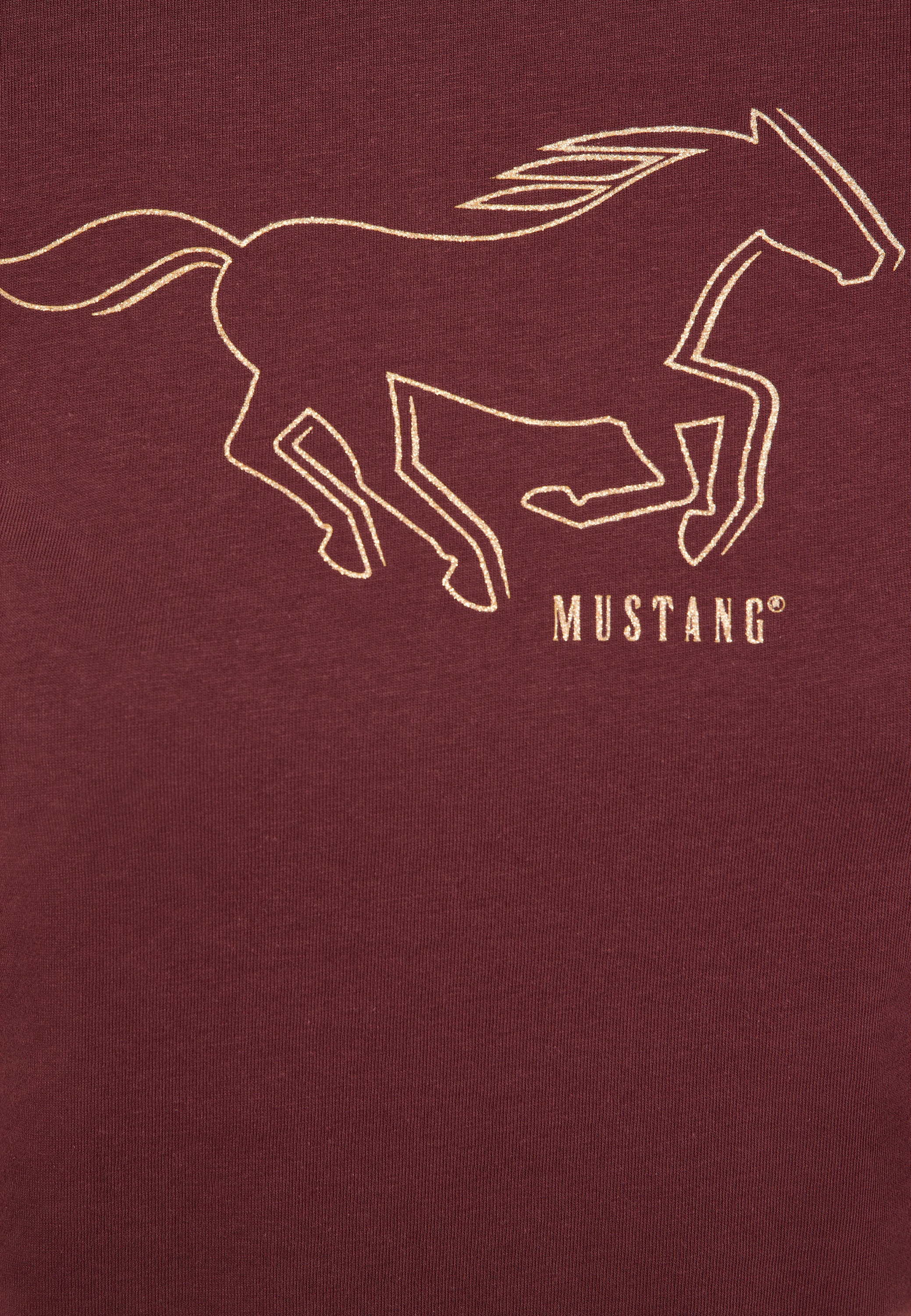 MUSTANG Kurzarmshirt »Damen Style Loa«
