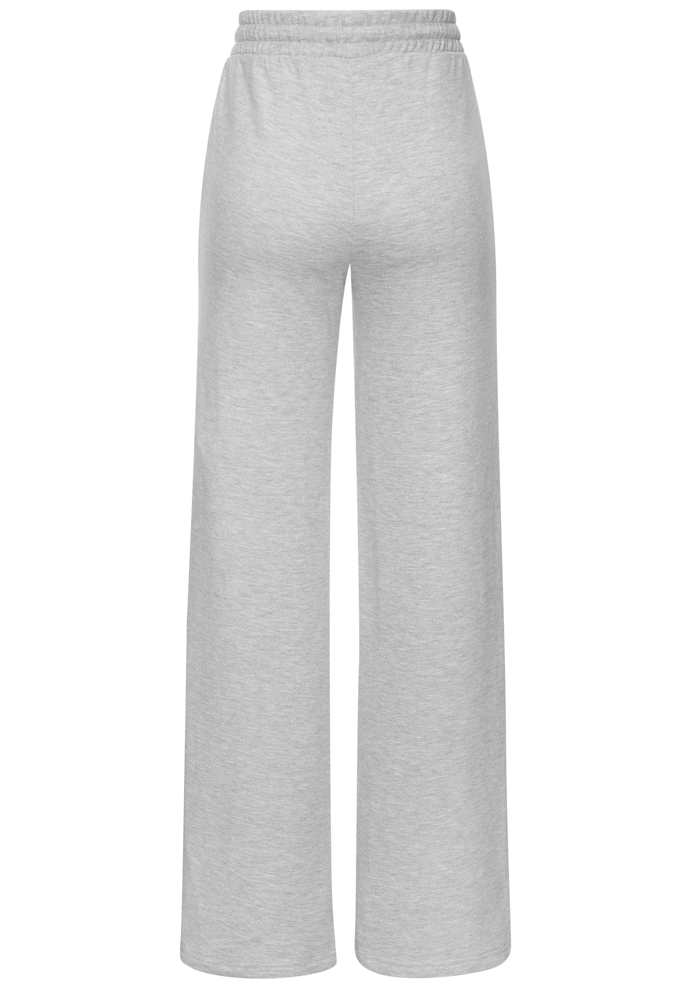 Bench. Loungewear Jogginghose  extra weit, innen leicht angeraut, Loungewear