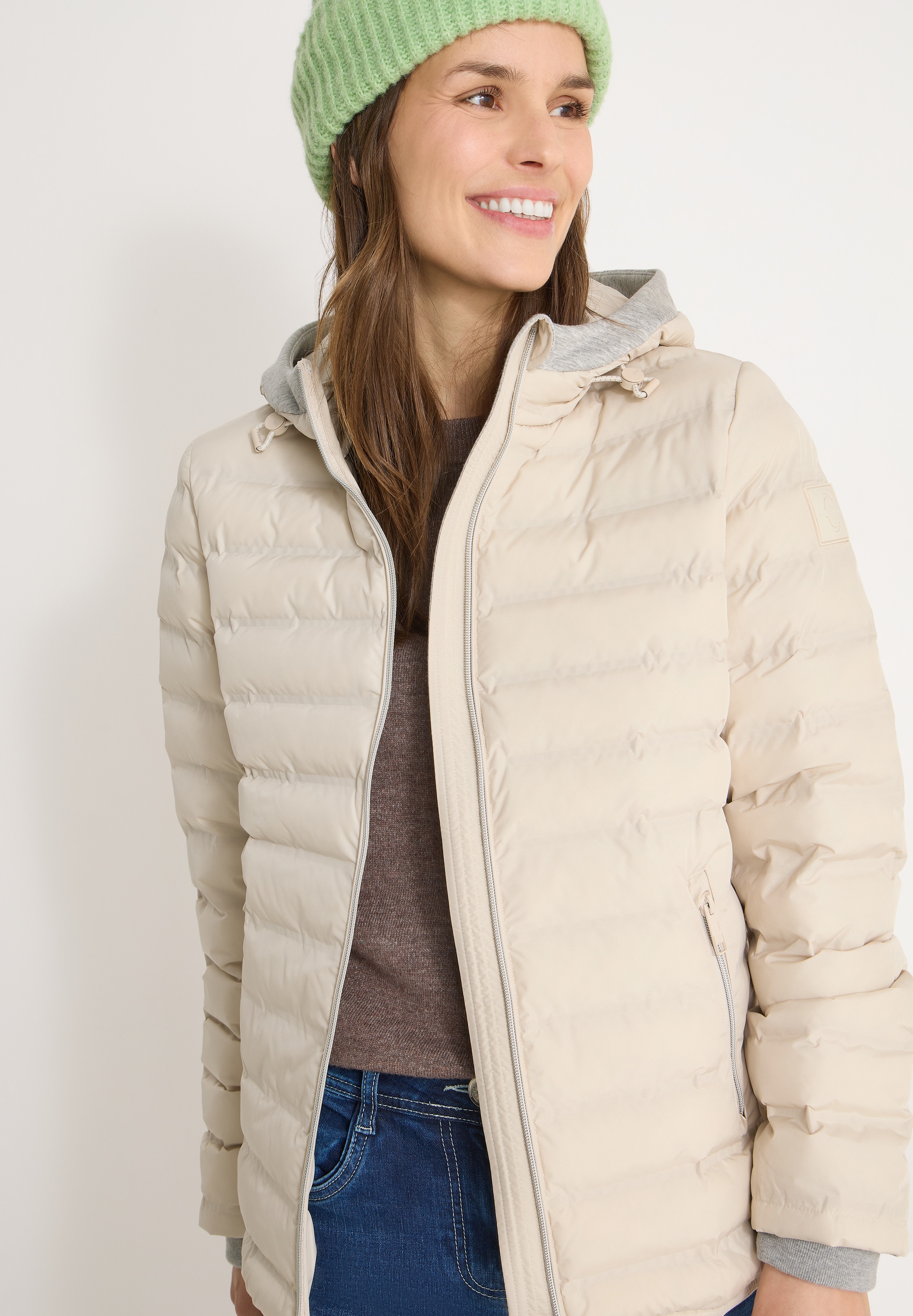 Cecil Steppjacke ohne Kapuze in Welded-Optik