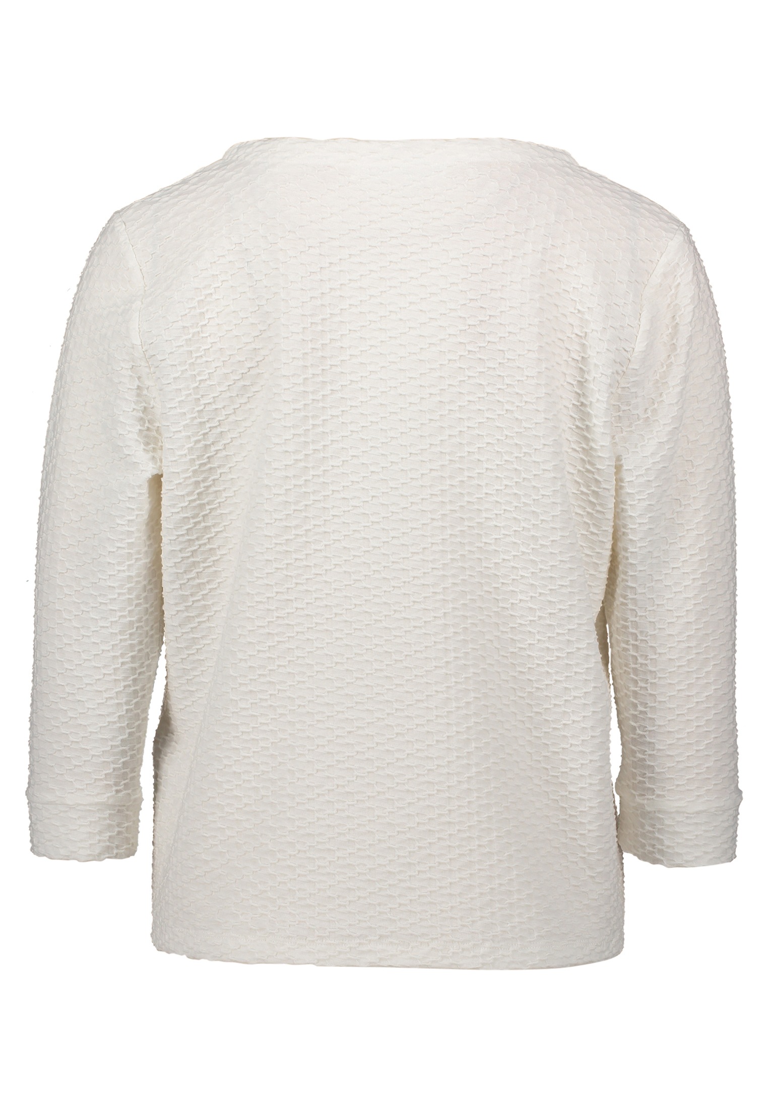 Betty&Co Langarmshirt »Strukturshirt mit Rundhalsausschnitt«