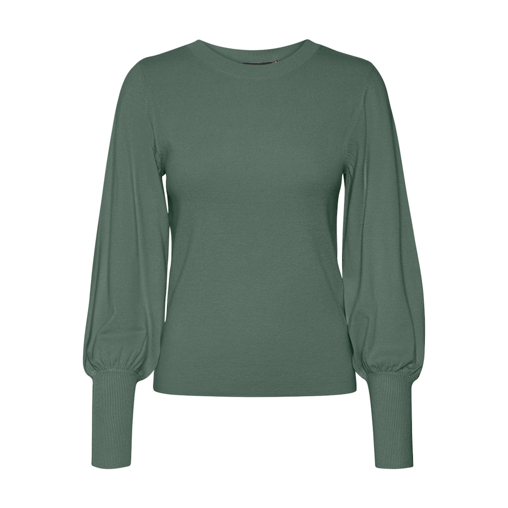 Vero Moda Rundhalspullover »VMHOLLYKARISPUFF LS O-NECK PULLOV GA BOO«