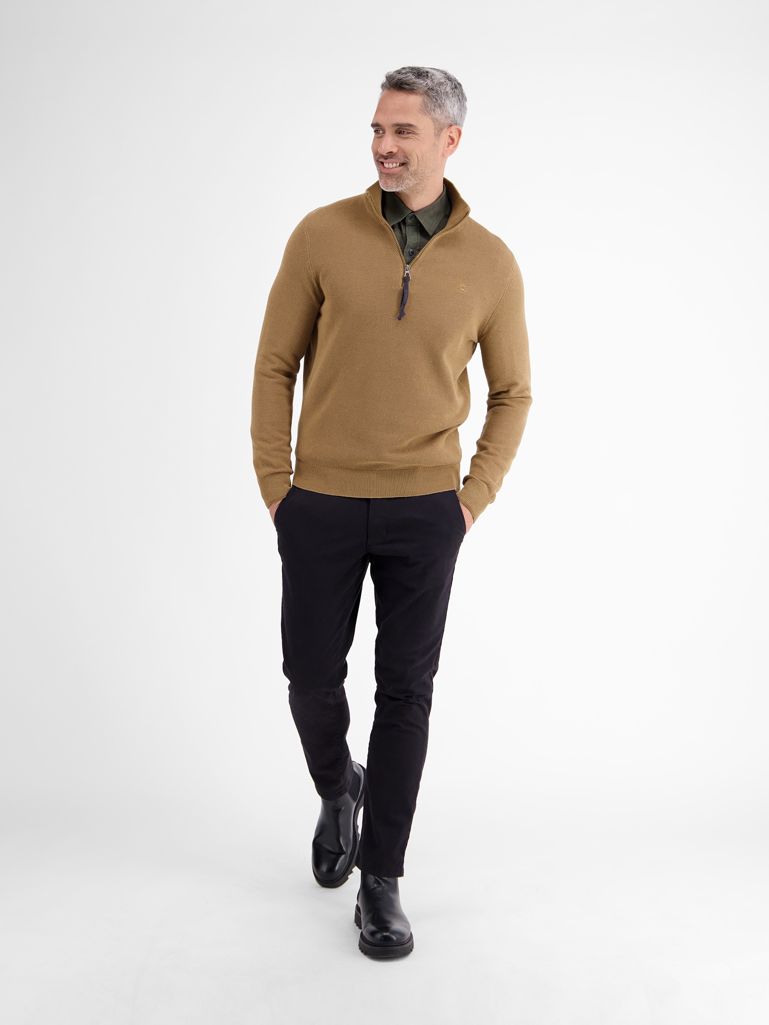 LERROS Troyer »Herren Stricktroyer in lebendiger Optik«