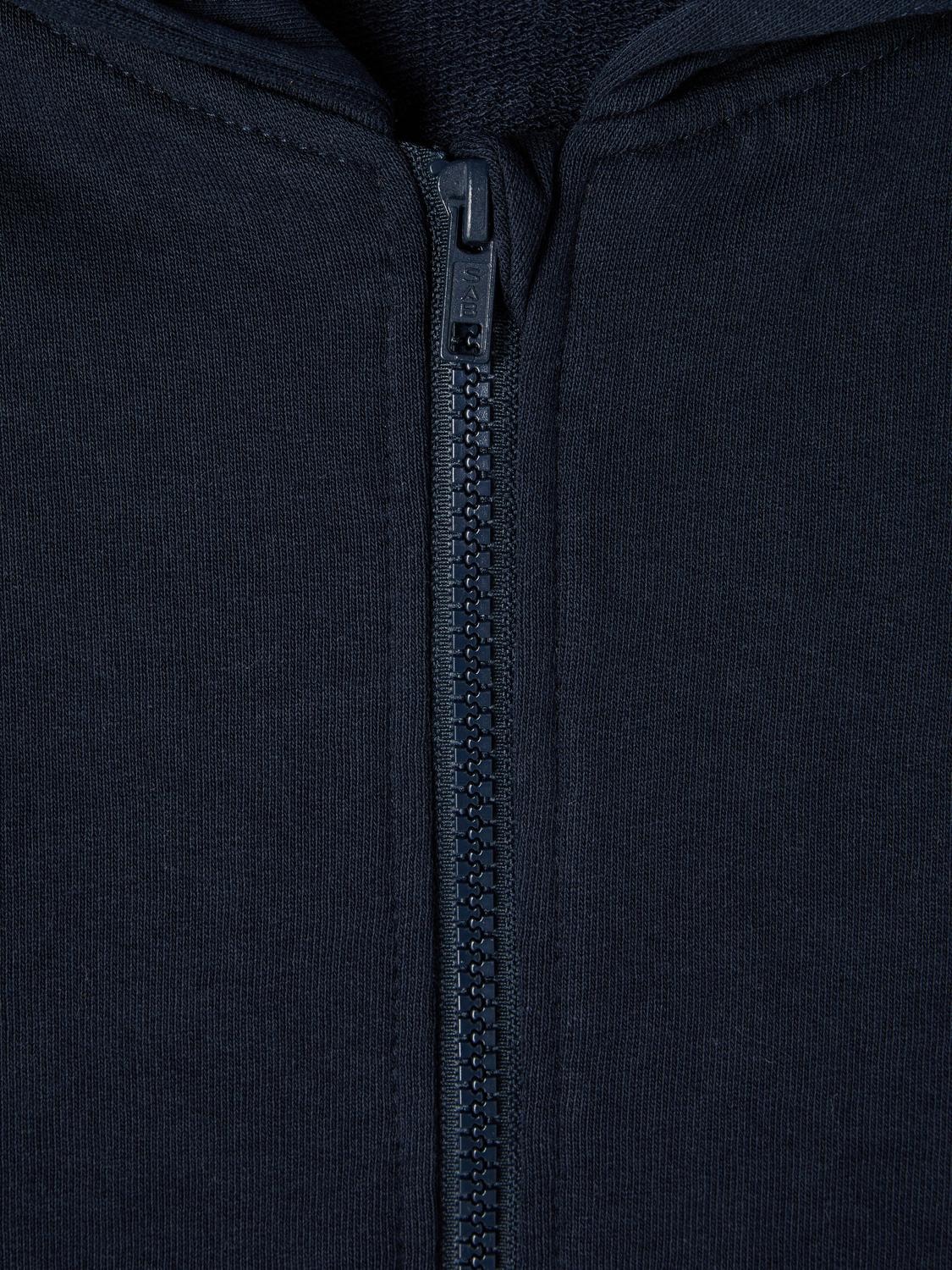 Name It Kapuzensweatjacke »NKMNESWEAT CARD W HOOD UNB NOOS«, in klassischer Form