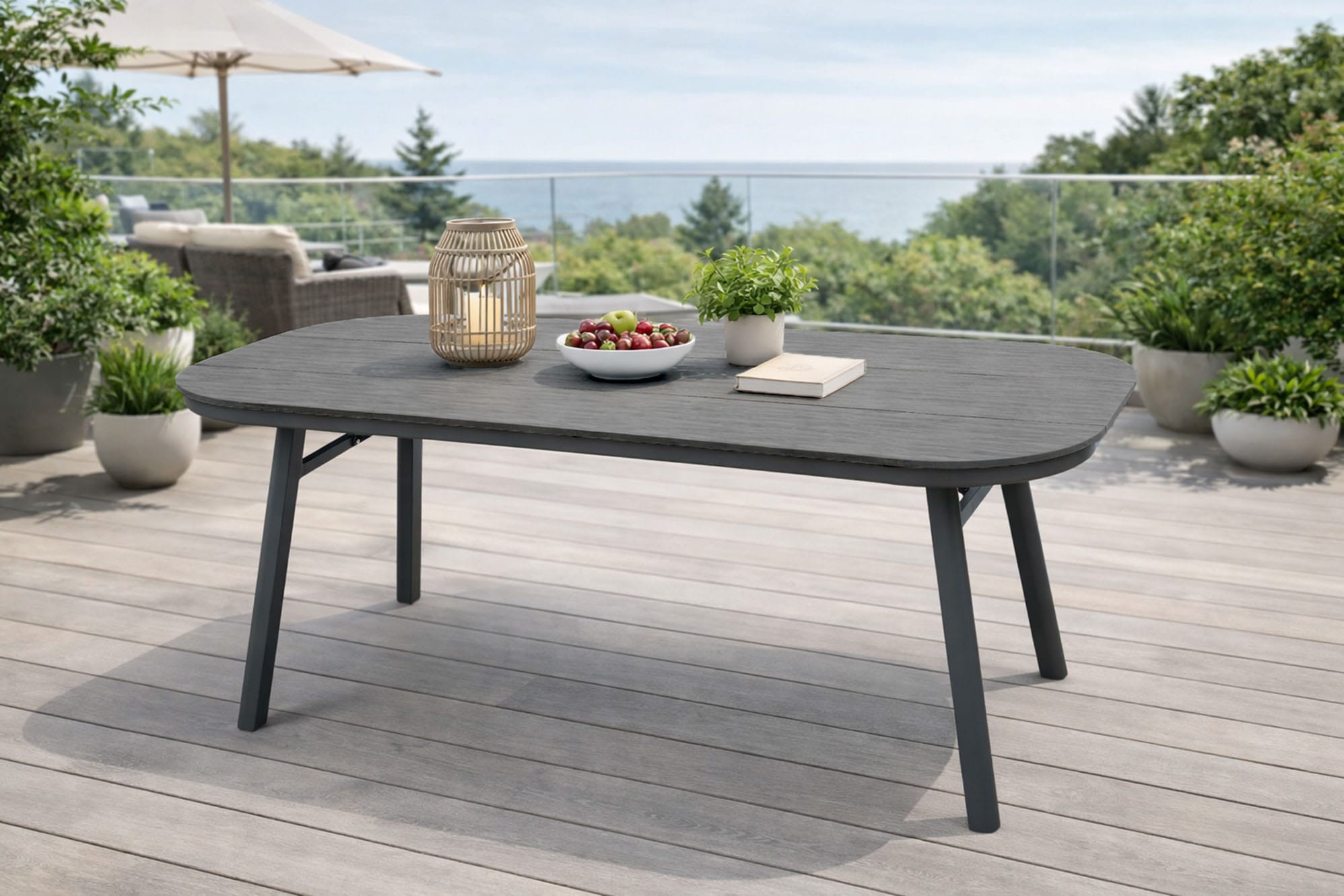 Destiny Garten-Essgruppe »COSTA HL SAN MARINO« Set, 5 tlg. Aluminium, Textilene, Polywood