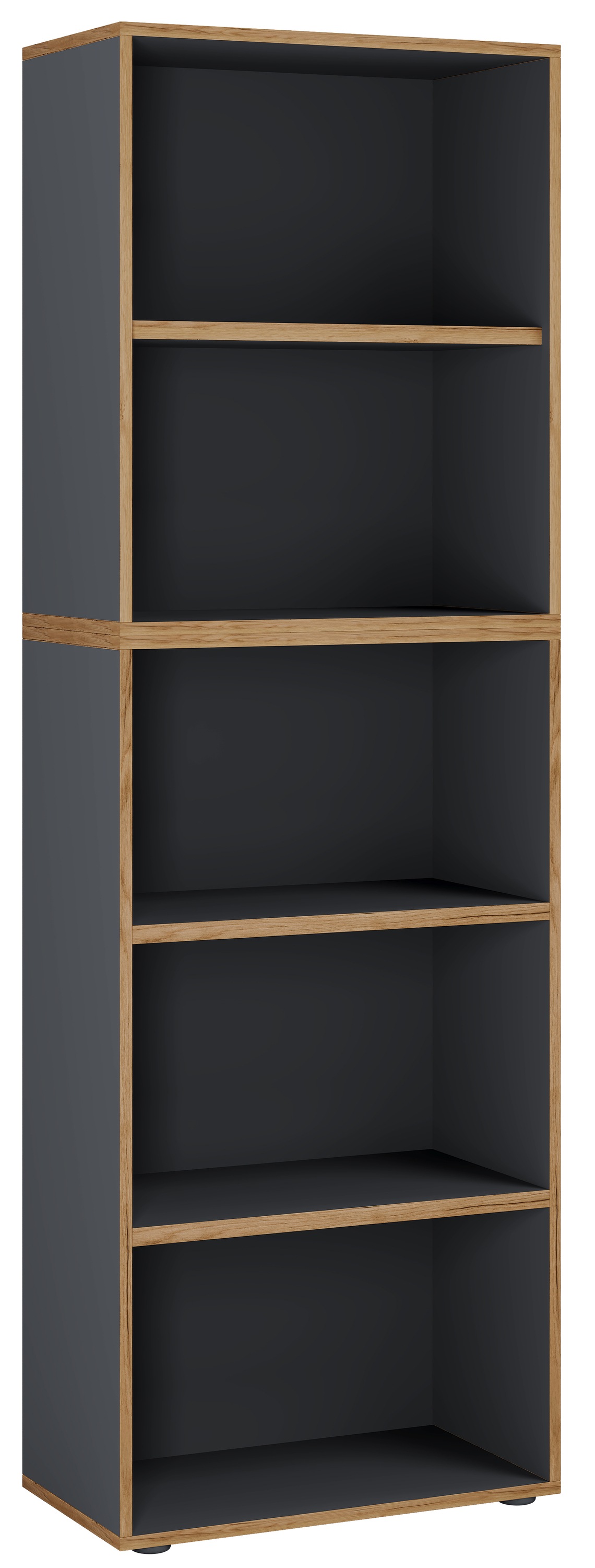 VCM Aktenregal »VCM Holzregal stehend | platzsparender Aktenschrank | Maße ca. B. 60 x H. 183 x T. 33 cm | Elegantes Regal | Büroregal ¿ Salia 5fach B. 60 cm«