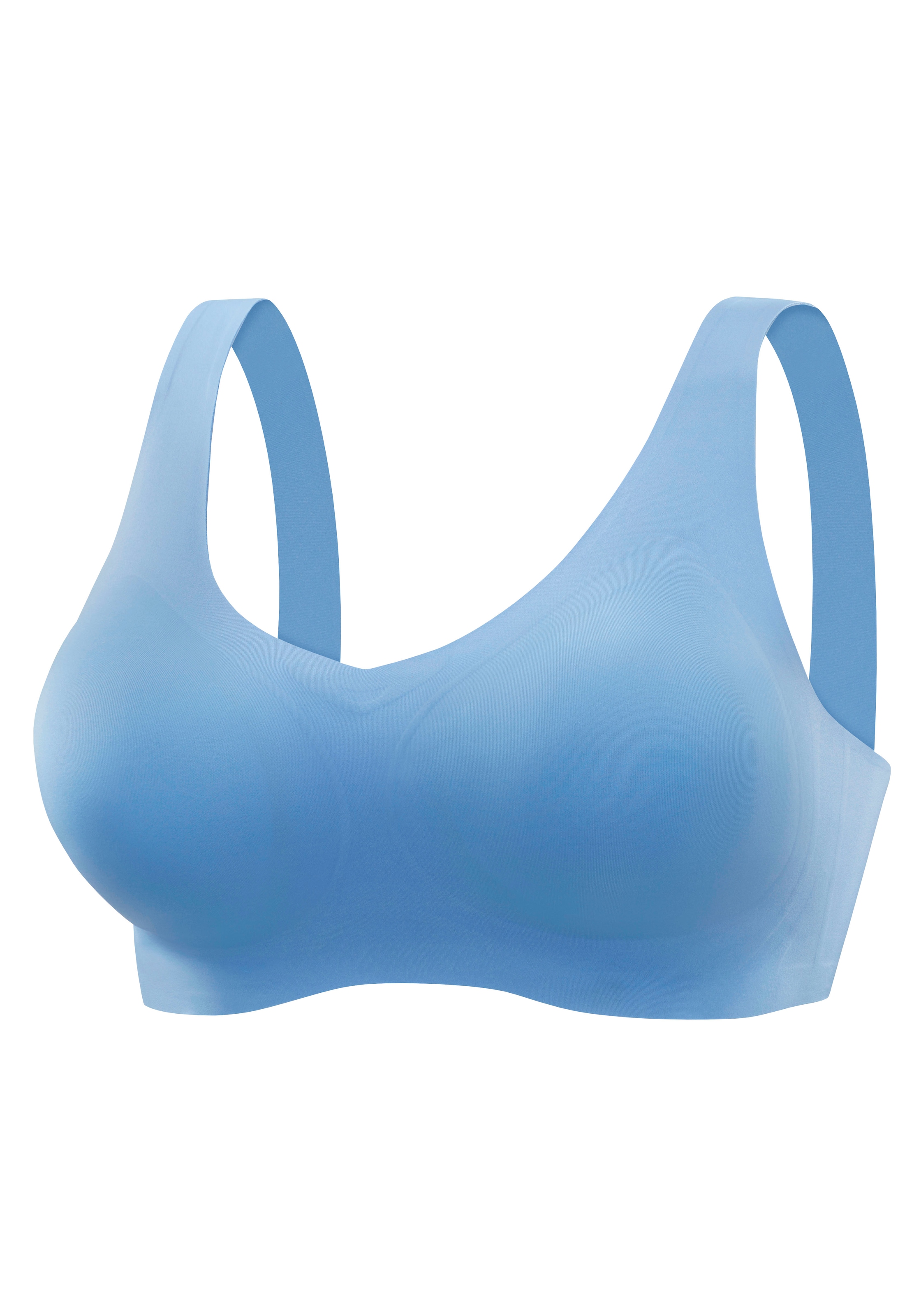Nuance Bralette-BH, SEAMLESS, ohne Bügel, mit integriertem Push-up Kissen, Basic Dessous