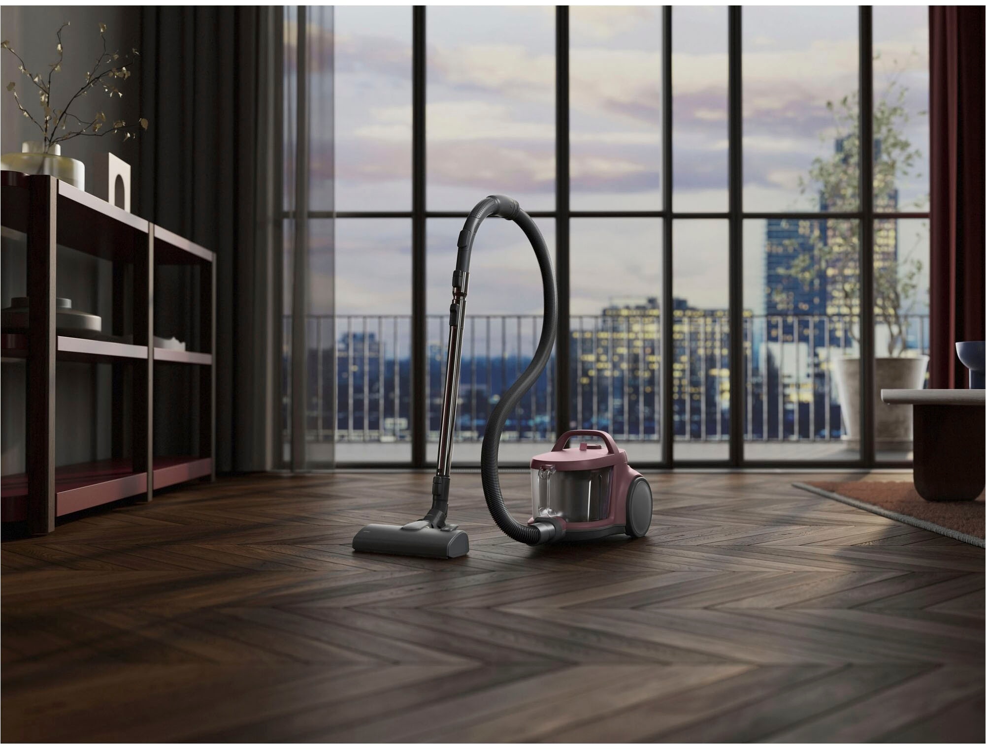 AEG Bodenstaubsauger »CLEAN 5000BEUTELLOSER STAUBSAUGER (AL51C1DRF)«, 1000 W, beutellos, hohe Saugleistung, kompakt, AllFloor-Bodendüse, waschbarer HEPA-Filter