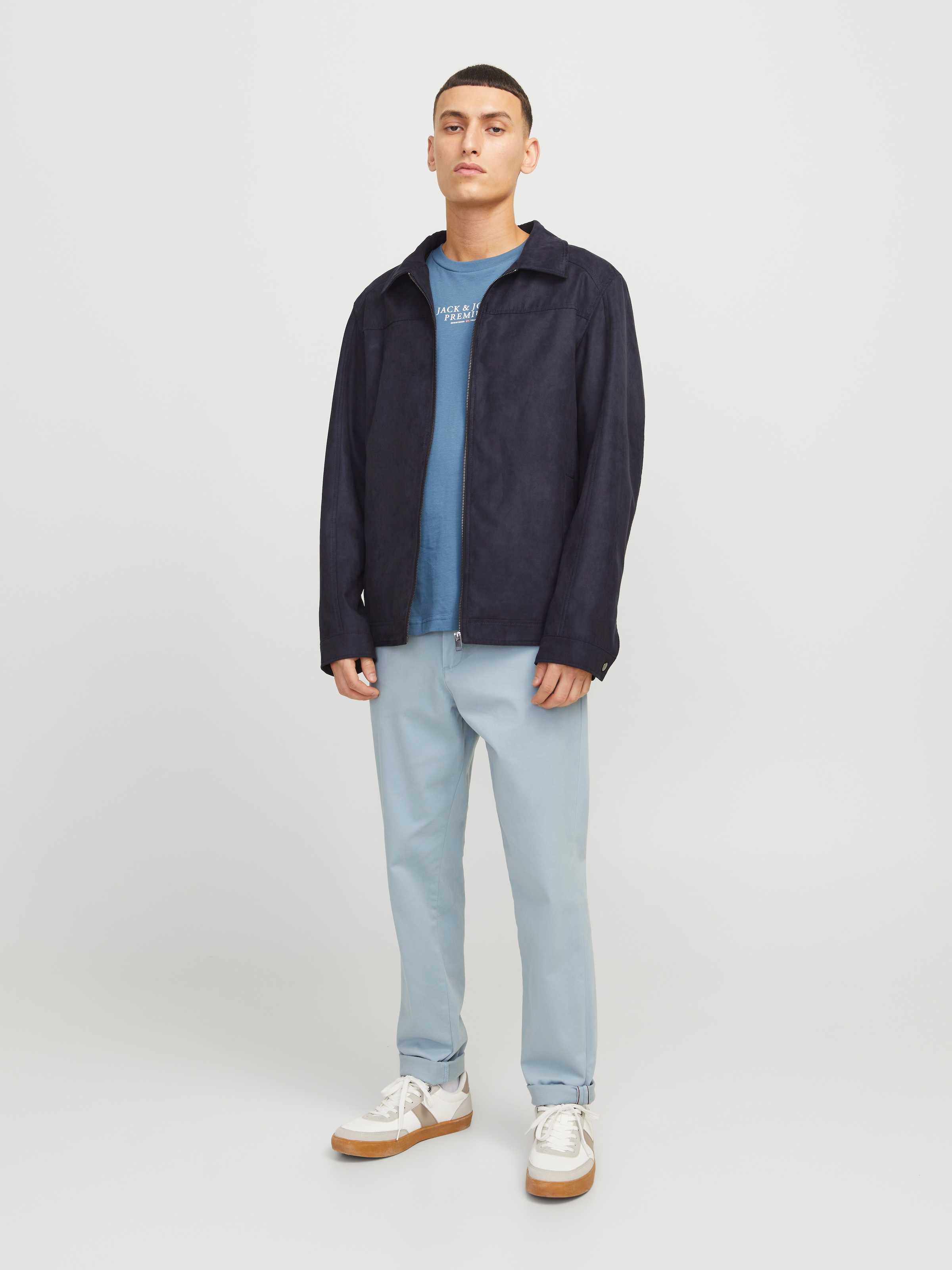 Jack & Jones Hemdjacke »JJEDYLAN SHACKET NOOS«, ohne Kapuze, mit Fly-Away Kragen