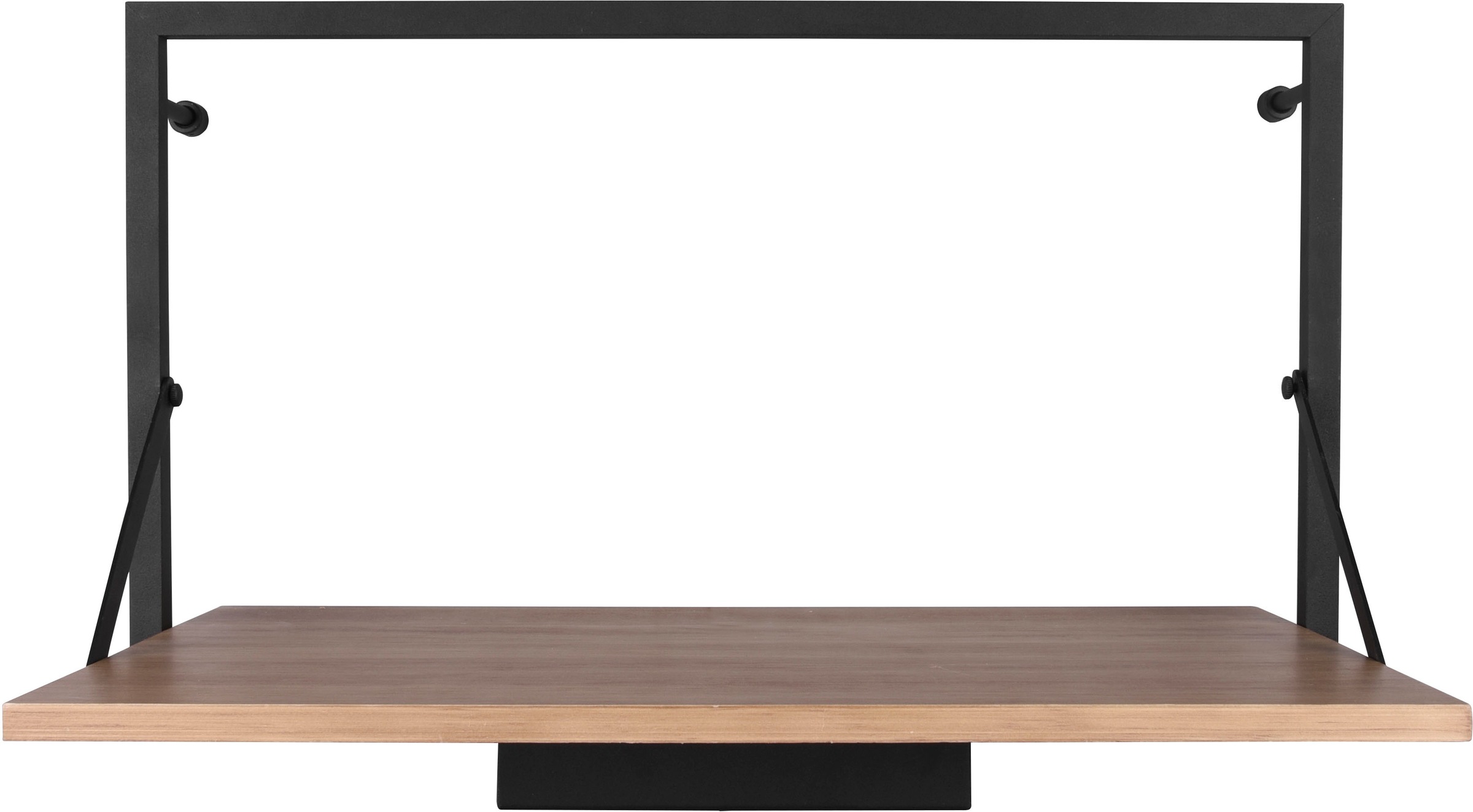 Mirrors And More Wandregal »Leonie« 1 Stk. tlg. in braun, Größe B/H/T: 50 cm x 30 cm x 30 cm