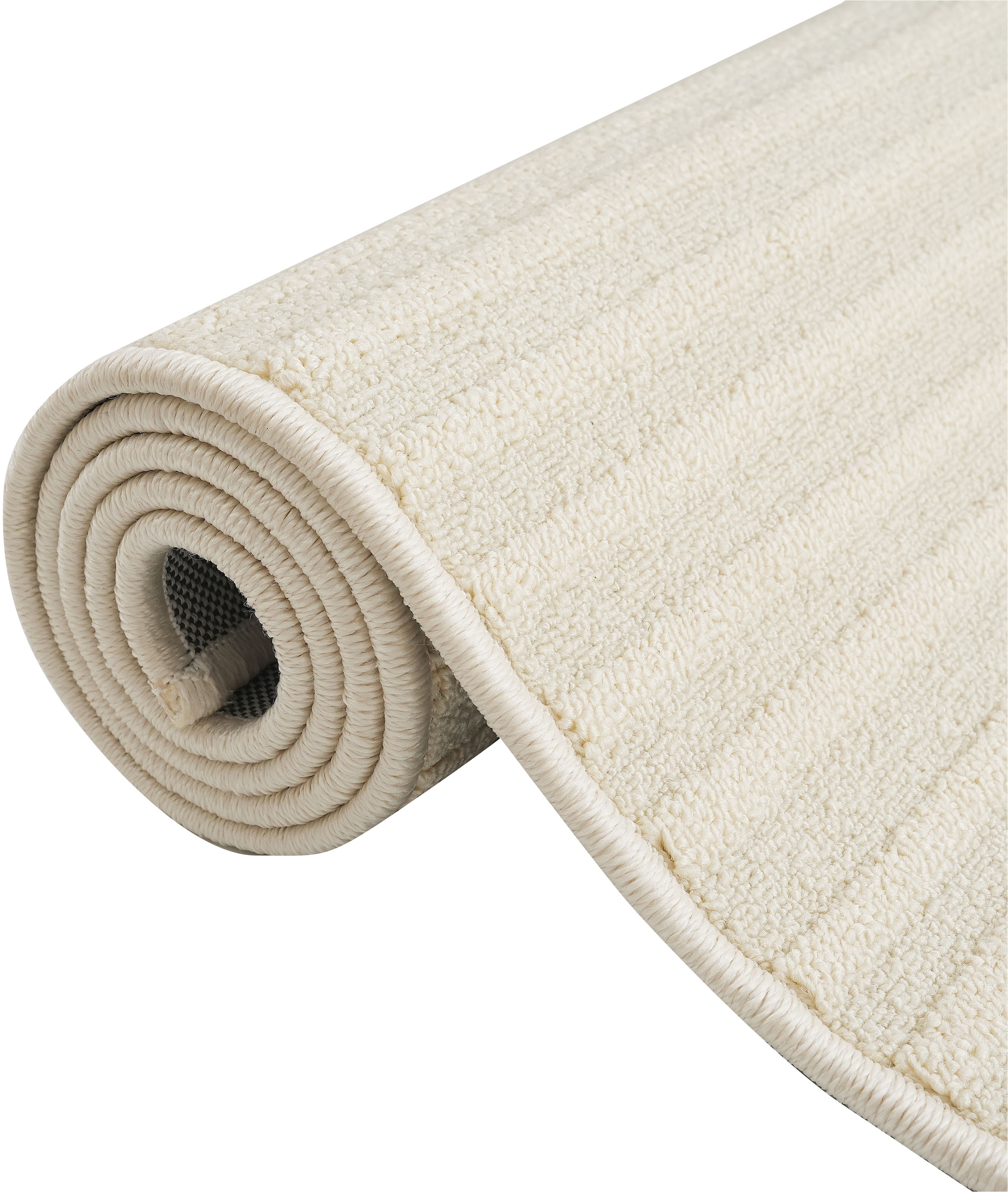 my home Teppich »Jola Hoch-Tief-Design, Scandi-Look, Zen« rechteckig 10 mm Höhe Boho, Modern, 3D, Wohnzimmer, Schlafzimmer, wasserabweisend