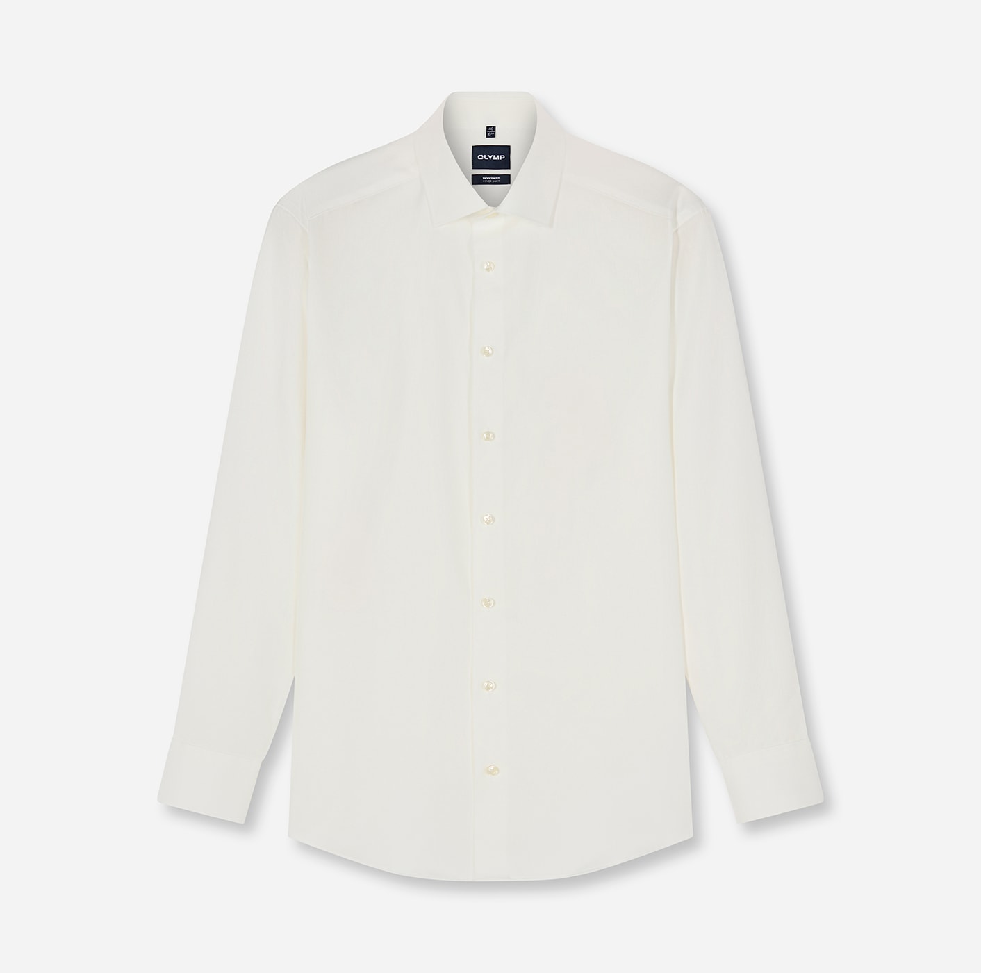 OLYMP Langarmhemd »Luxor Covershirt« höchste Blickdichte, bügelfrei, Businesshemd, Modern fit