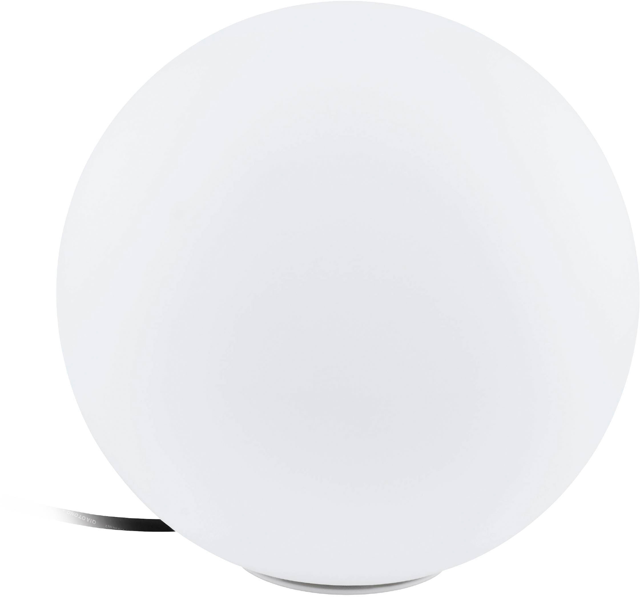 EGLO Kugelleuchte »Monterolo Garten Kugel, Außenleuchte, Kunststoff, E27, IP65« E27 1 Stk. Kugelleuchte - weiß - 1X40W exkl.