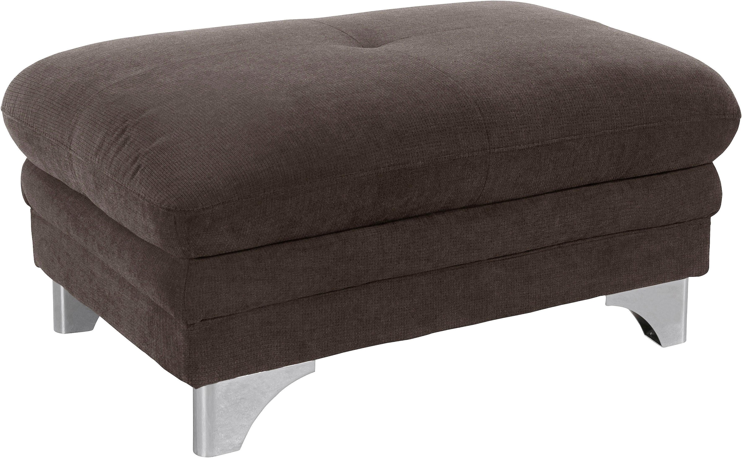 COTTA Polstergarnitur »Enterprise L-Form«, (Set), Set bestehend aus: Ecksofa mit Arm- & Kopfteilverstellung & Hocker