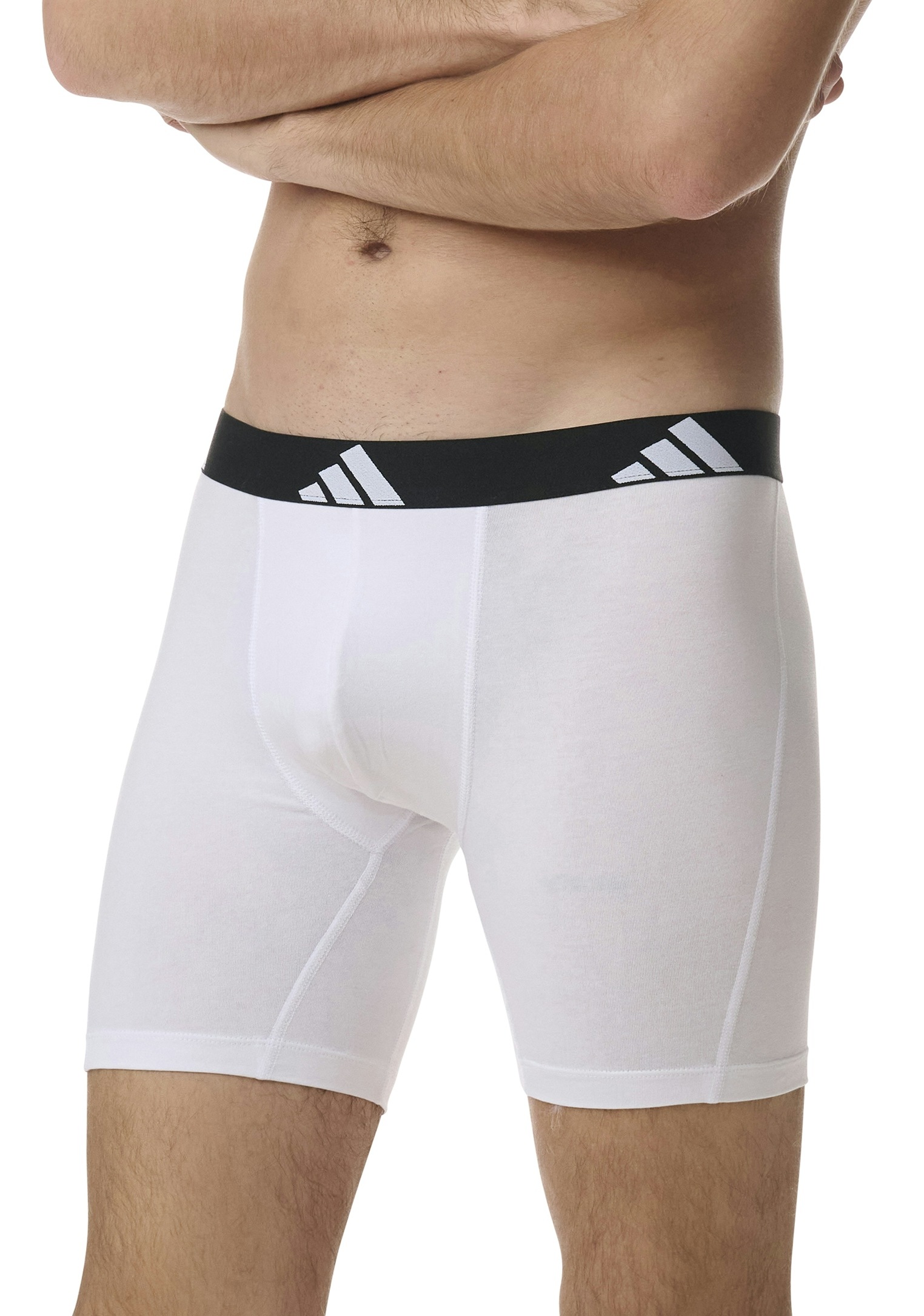 adidas Sportswear Boxershorts »Active Flex Cotton«, (3er Pack), mit etwas längerem Bein