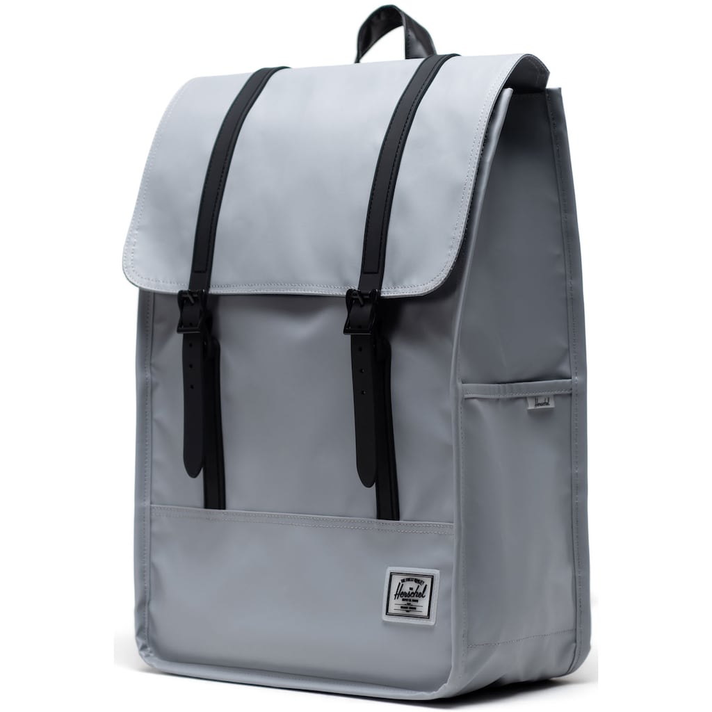 Herschel Laptoprucksack »Weather Resistant, Survey II, Silver«, aus recyceltem Material mit TPE Beschichtung