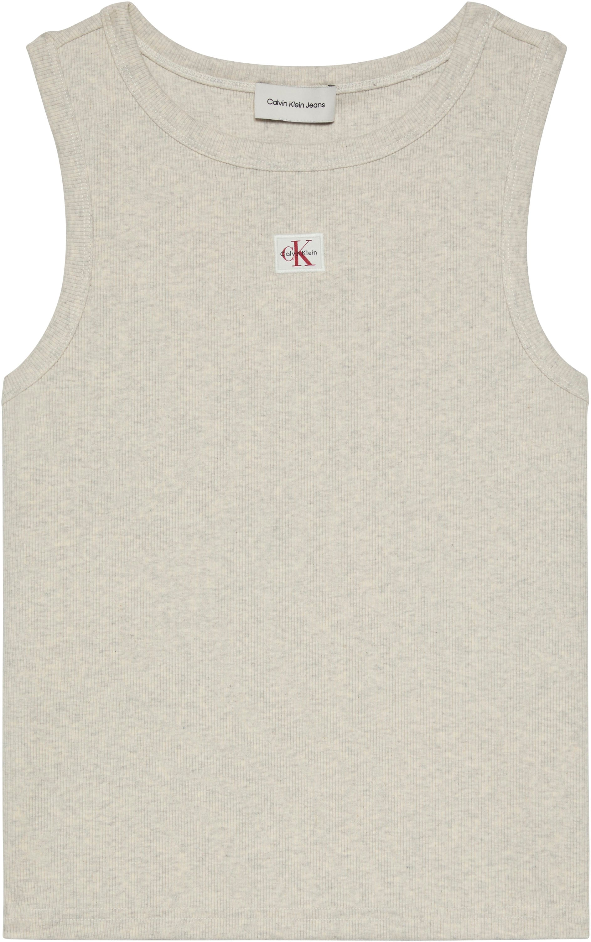 Calvin Klein Jeans Tanktop »A - WVN LBL 2X2 CTTN« Mit Rundhalsausschnitt