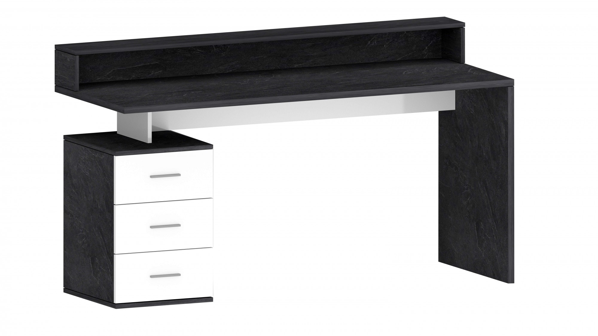 Schreibtisch »NEW SELINA«, mit Schreibtischaufsatz, hochwertiges ital. Design, Breite...