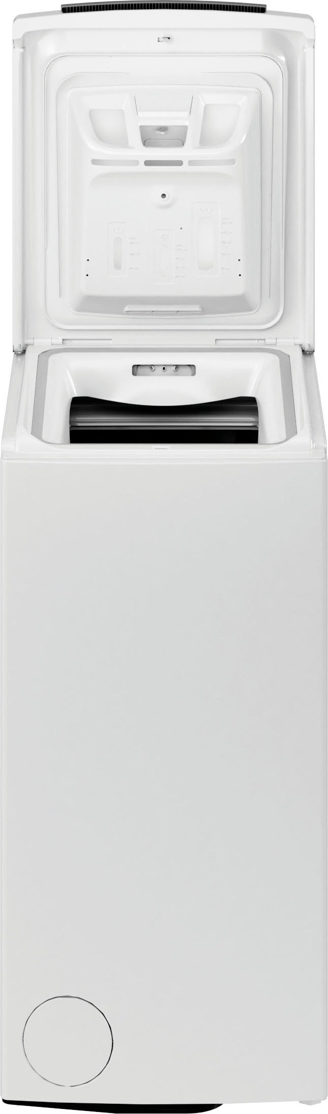 BAUKNECHT Waschmaschine Toplader »WMT ZEN 612 B SD«, 6 kg, Kurz 30 min., Vollwasserschutz, SoftOpening, Startzeitvorwahl