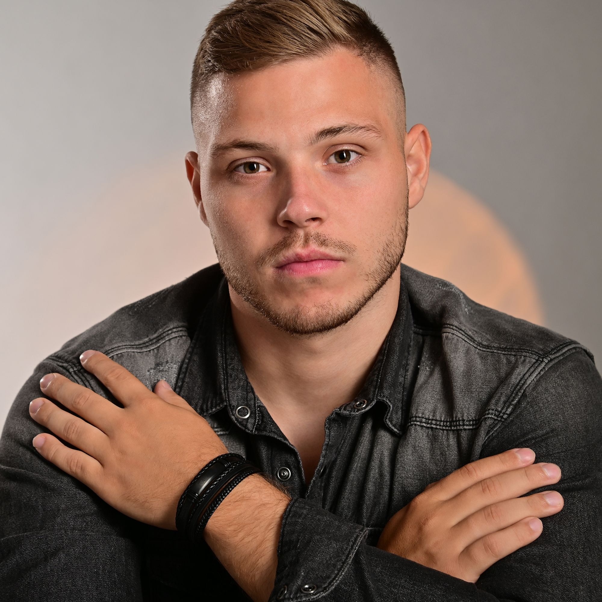 Adelia´s Lederarmband »Herren Armband ¿ Lederarmband aus Leder 19 cm«