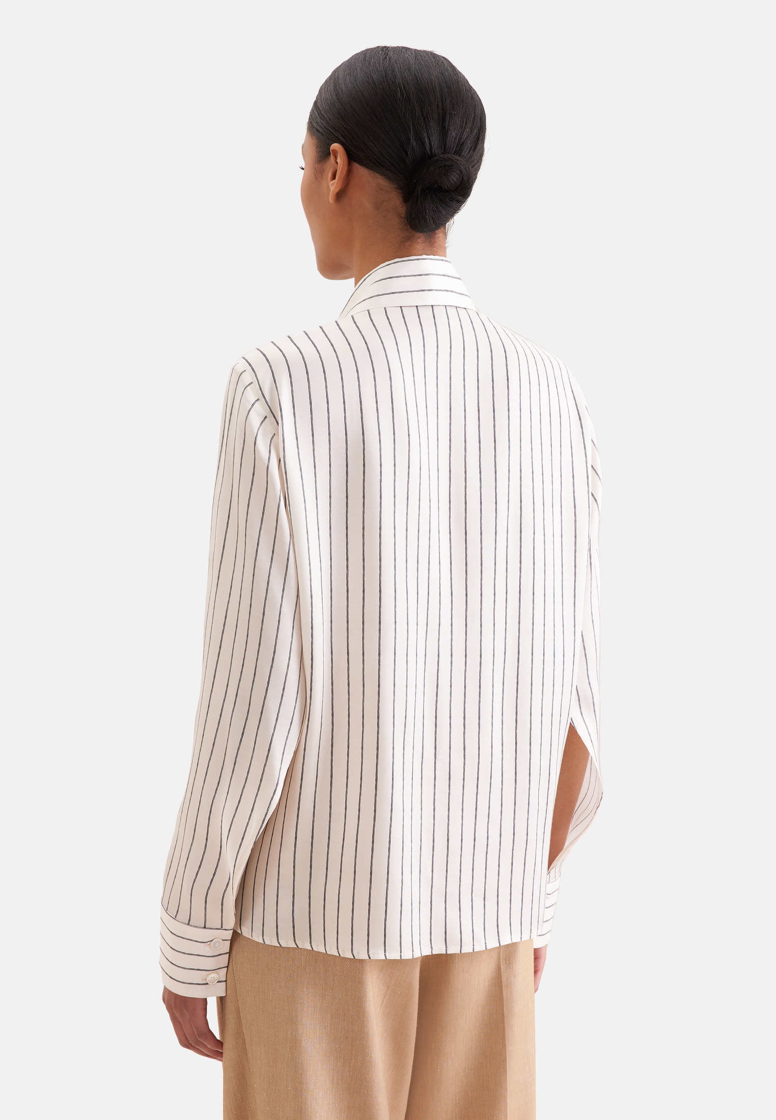 seidensticker Klassische Bluse Tunika Gestreift