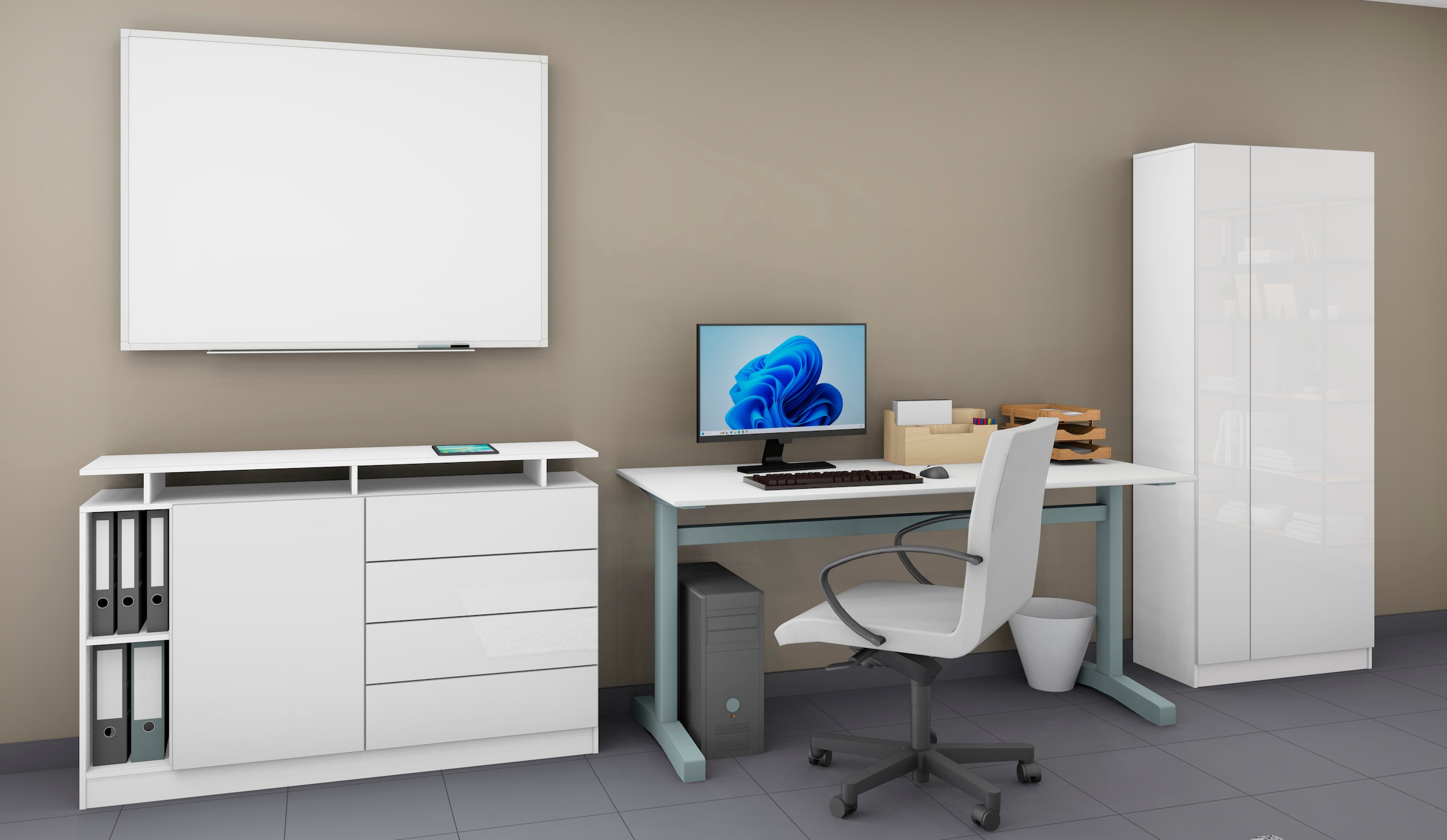 borchardt Möbel Sideboard »Vaasa«, moderne grifflose Optik, Push-to-Open-Funktion