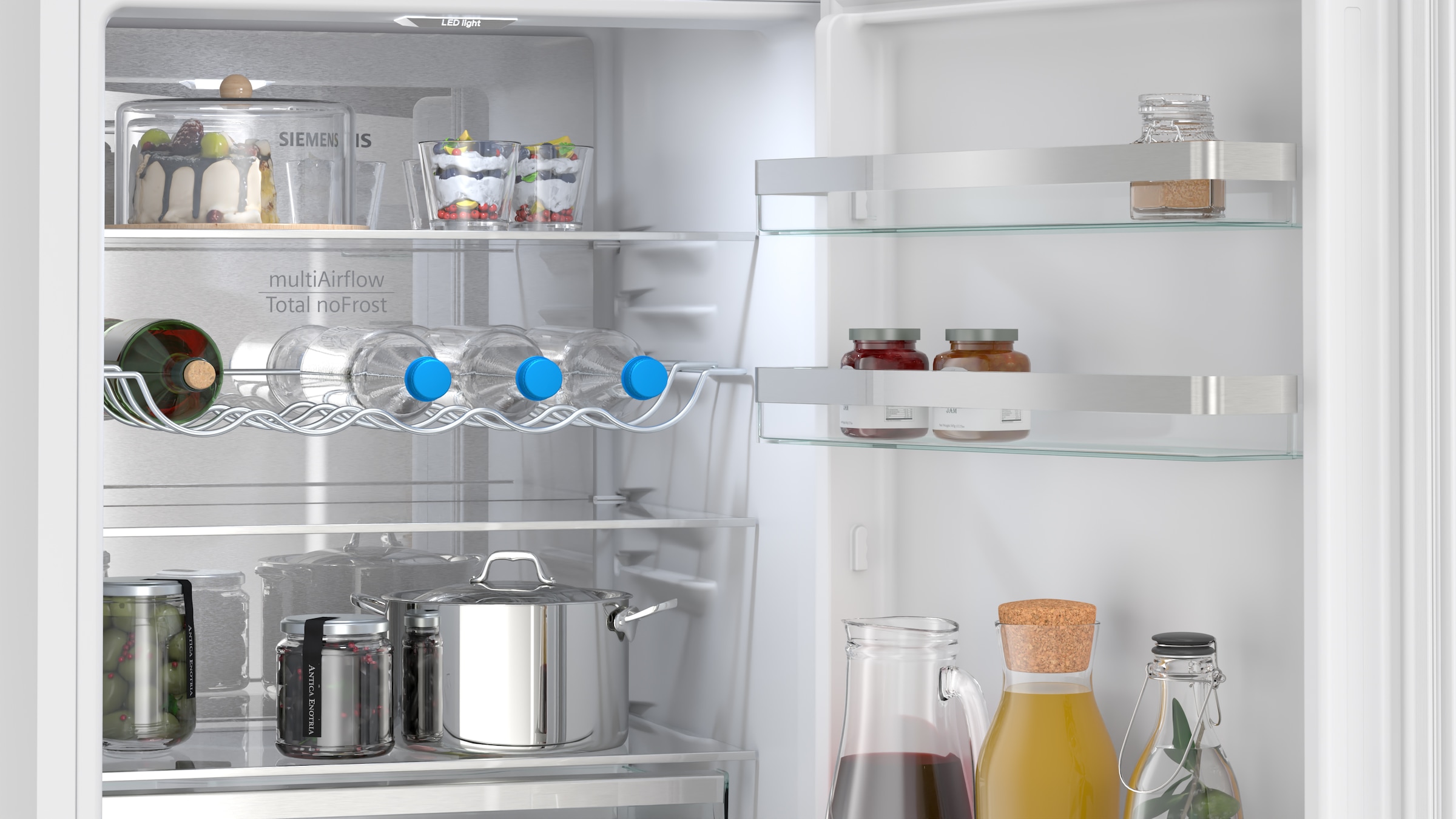 SIEMENS Kühl-/Gefrierkombination iQ300 »KG36NVWCG« 186 cm hoch 60 cm breit hyperFresh System für frisches Obst und Gemüse sowie Total noFrost