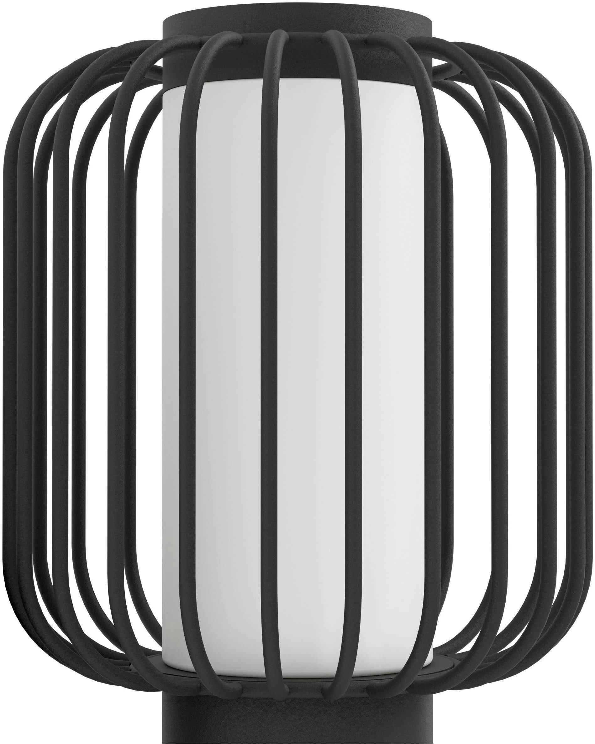 EGLO Sockelleuchte »Ravello Sockellampe, Stahl und Kunststoff, Außenlampe, E27, IP44« E27 1 Stk. Stehleuchte - H45 x Ø16,5 cm - schwarz - 1X28W exkl.