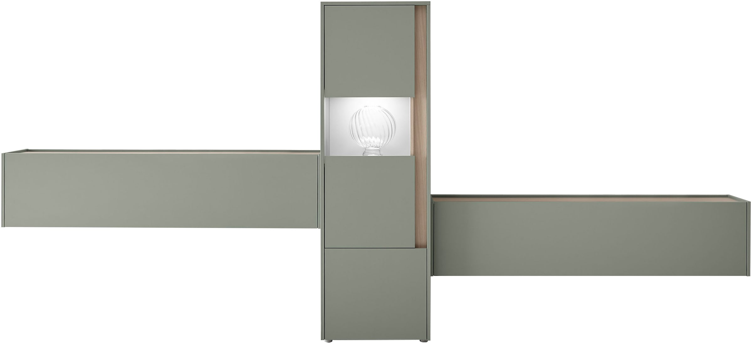 INOSIGN Wohnwand »City/Giron, moderne Anbauwand, Komplettset in vielen Farben verfügbar« Set, 3 Stk. tlg.