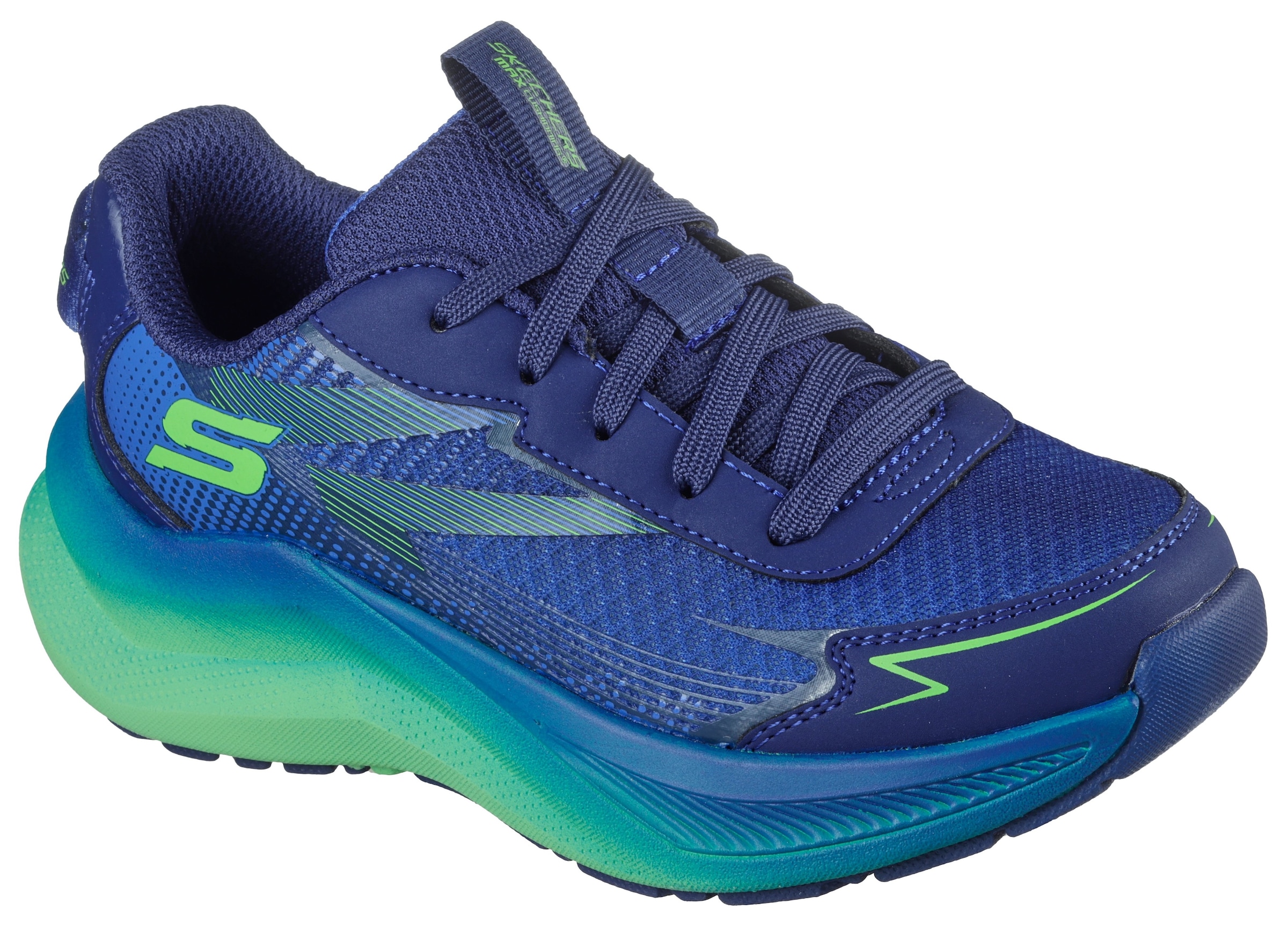 Skechers Sneaker »MAX CUSHIONING ASCENDER« Trainingsschuh mit dämpfender Laufsohle in blau, Größe 41