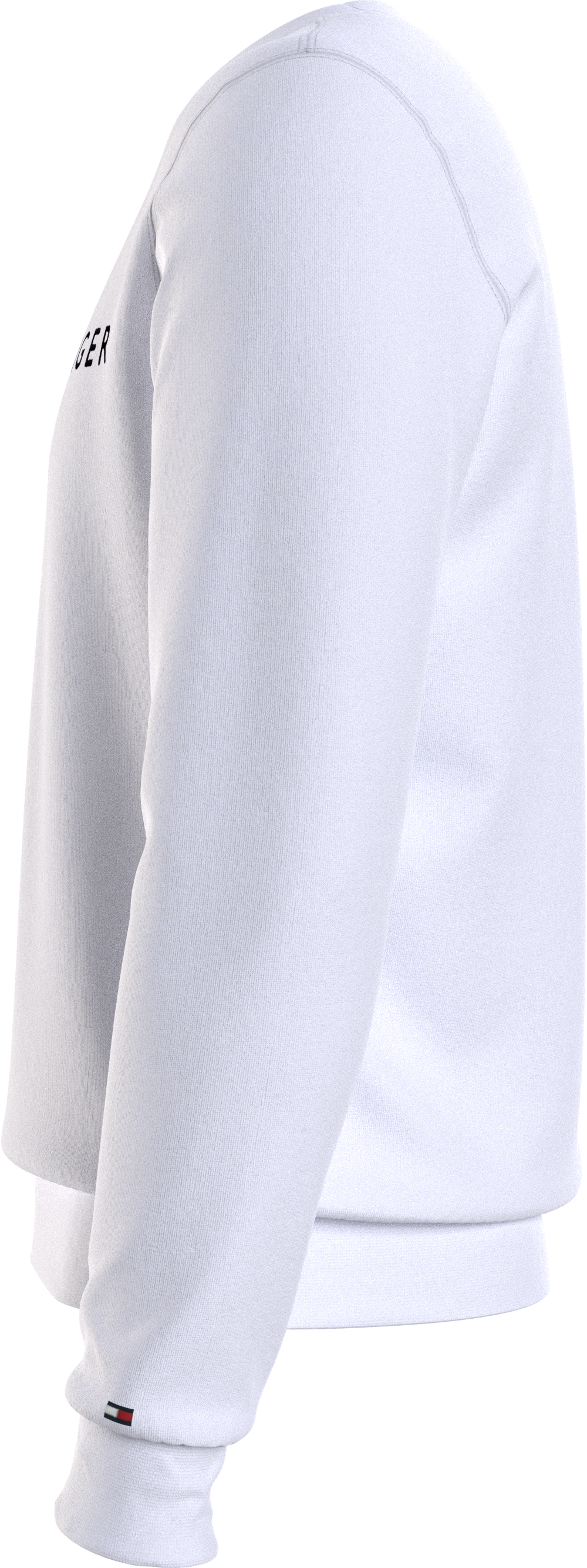 Tommy Hilfiger Sweatshirt »TOMMY LOGO«, unifarben, casual, regular fit, Baumwollmix, Rundhals
