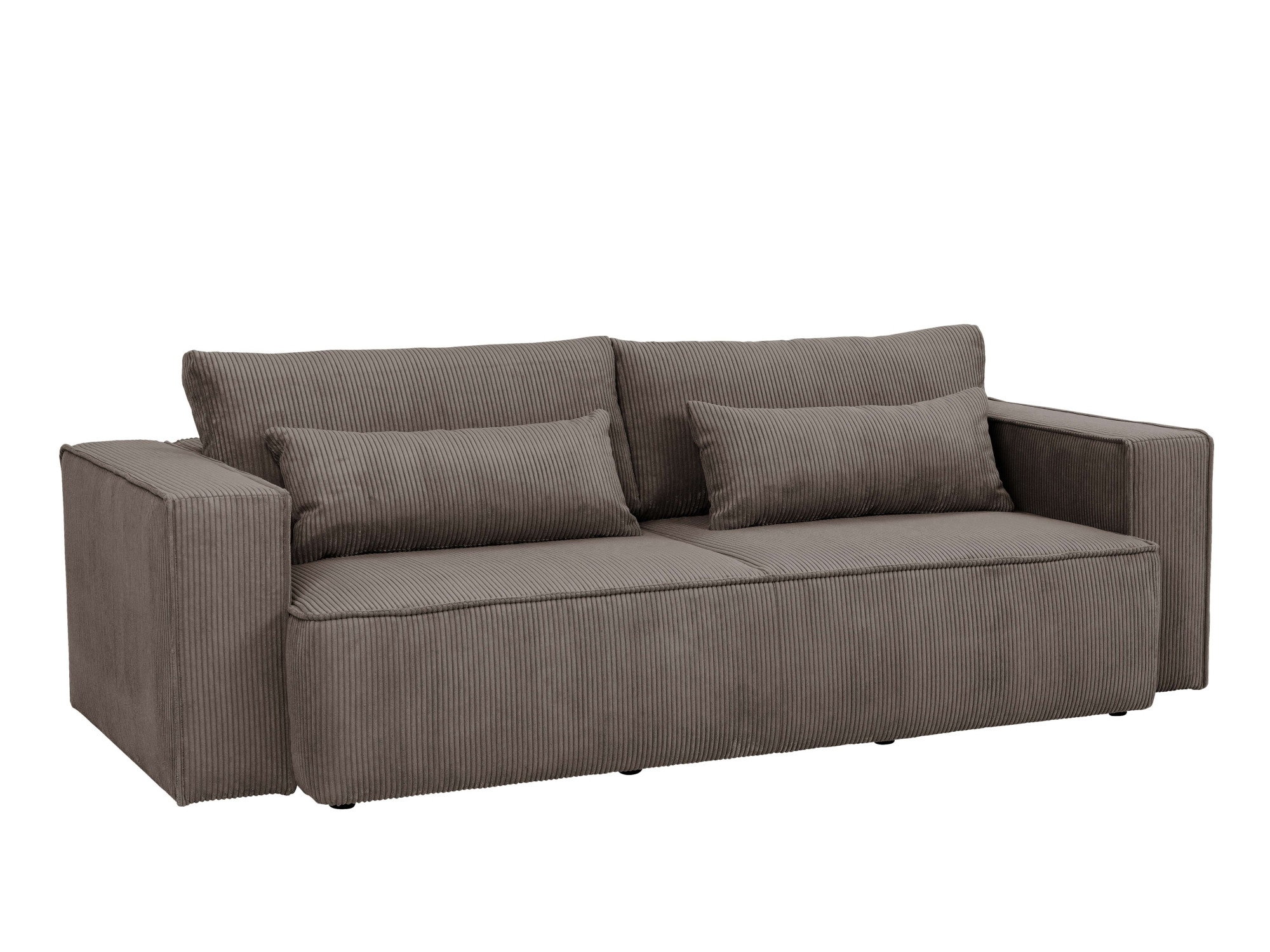 OTTO home 3-Sitzer »Tillian, Schlafsofa, Schlafcouch« Breite 240 cm, Breitkord, Sitzfläche mit Taschenfederkern