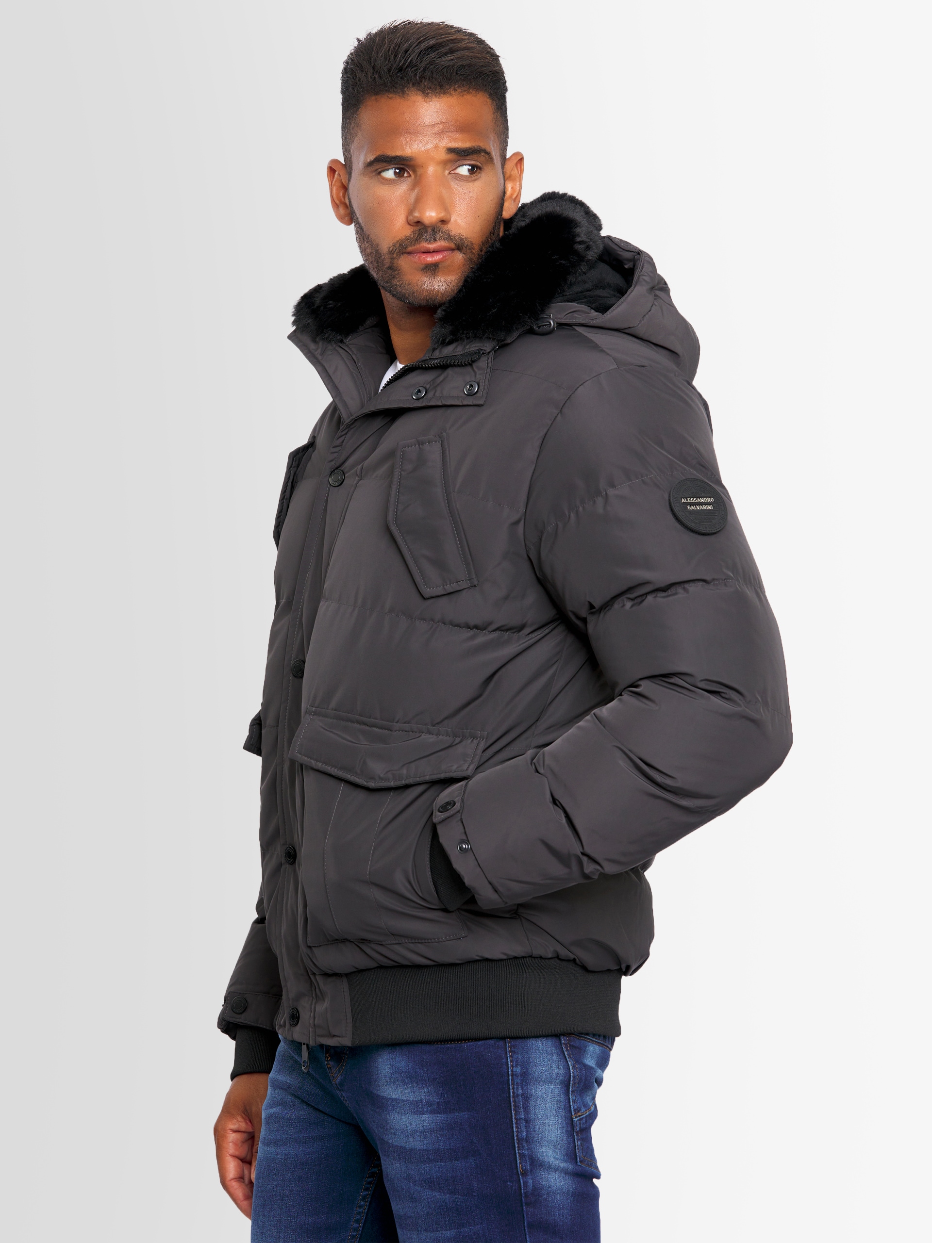 Alessandro Salvarini Winterjacke »Alessandro Salvarini Herren Winterjacke AS286«