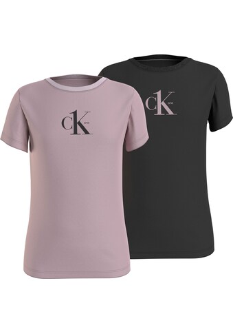 Calvin Klein T-Shirt, (2 tlg.), mit CK ONE Logodruck auf der Brust kaufen