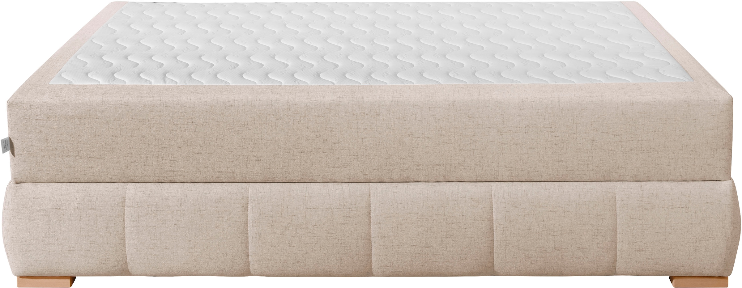 OTTO home Boxbett »Wehma« ohne Kopfteil, inklusive Topper und Bettkasten