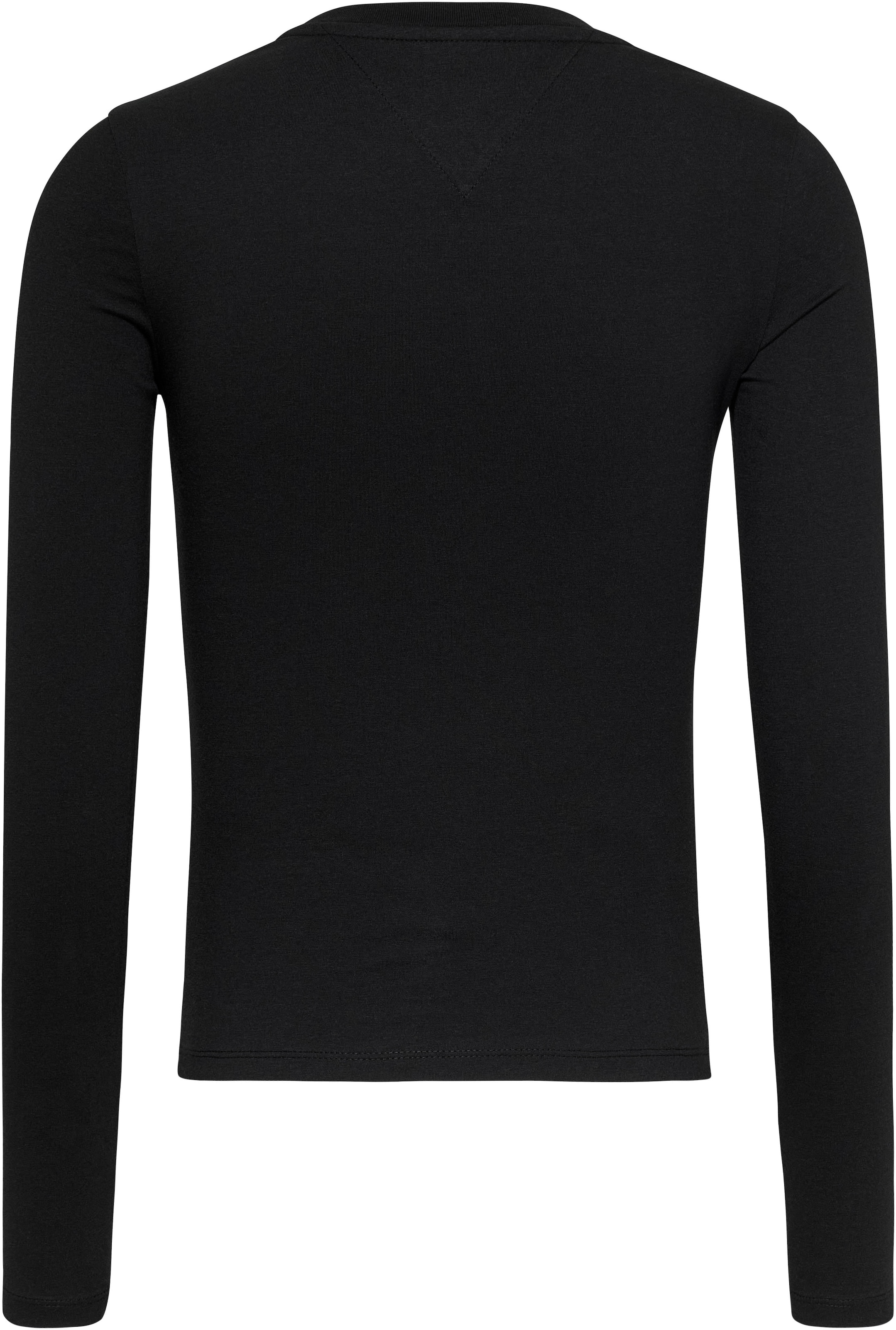 Tommy Jeans Langarmshirt »Slim Fit Essential Logo Longsleeve Shirt«, mit  Logoschriftzug online bei OTTO