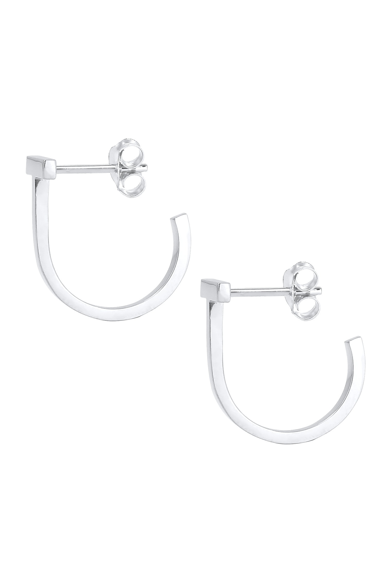 Elli Paar Ohrstecker »Ohrringe Creole Stab Geo Minimal 925 Silber«