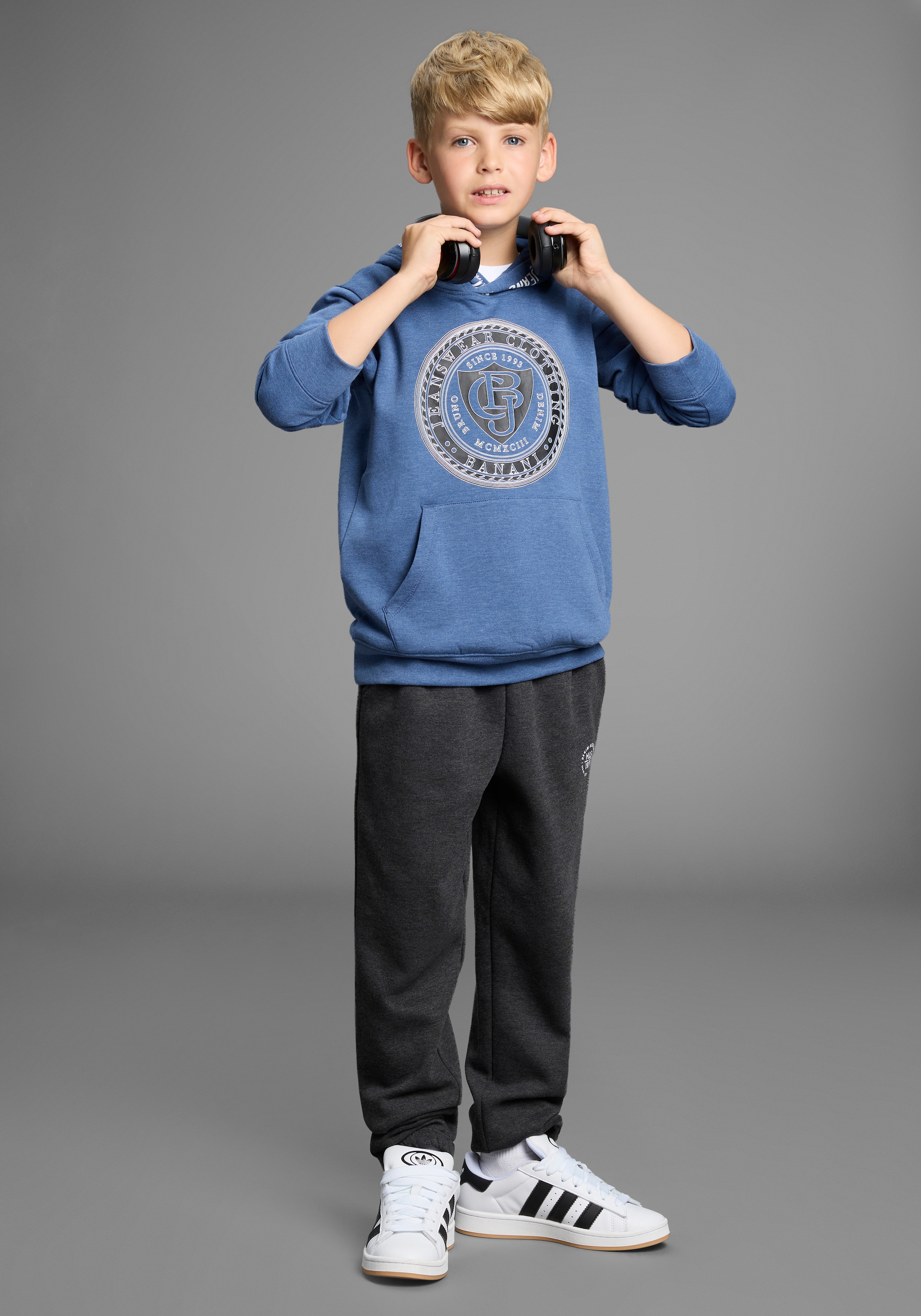 Bruno Banani Kapuzensweatshirt »Hoodie mit Drucken« NEU: BRUNO BANANI für TEENS! Hoodie mit Logo-Drucken