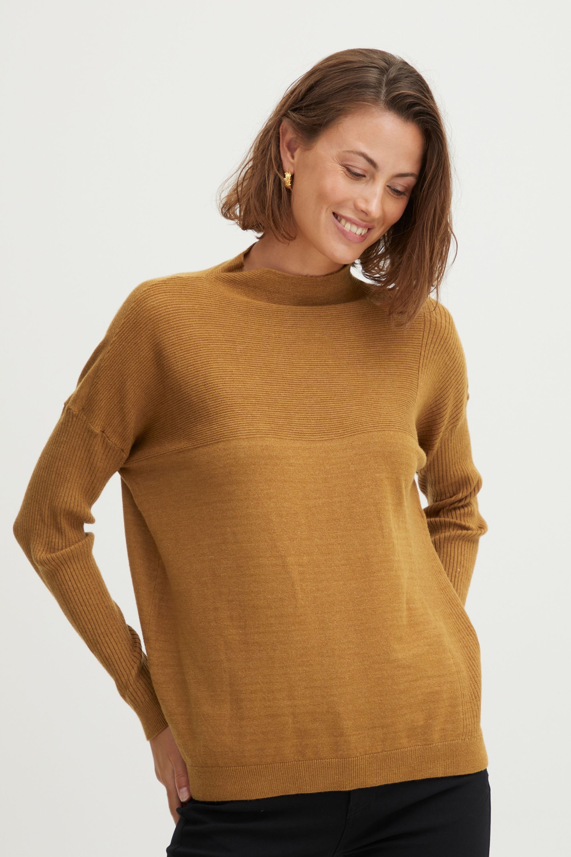 fransa Strickfleece-Pullover »Strickpullover FRCemelange«