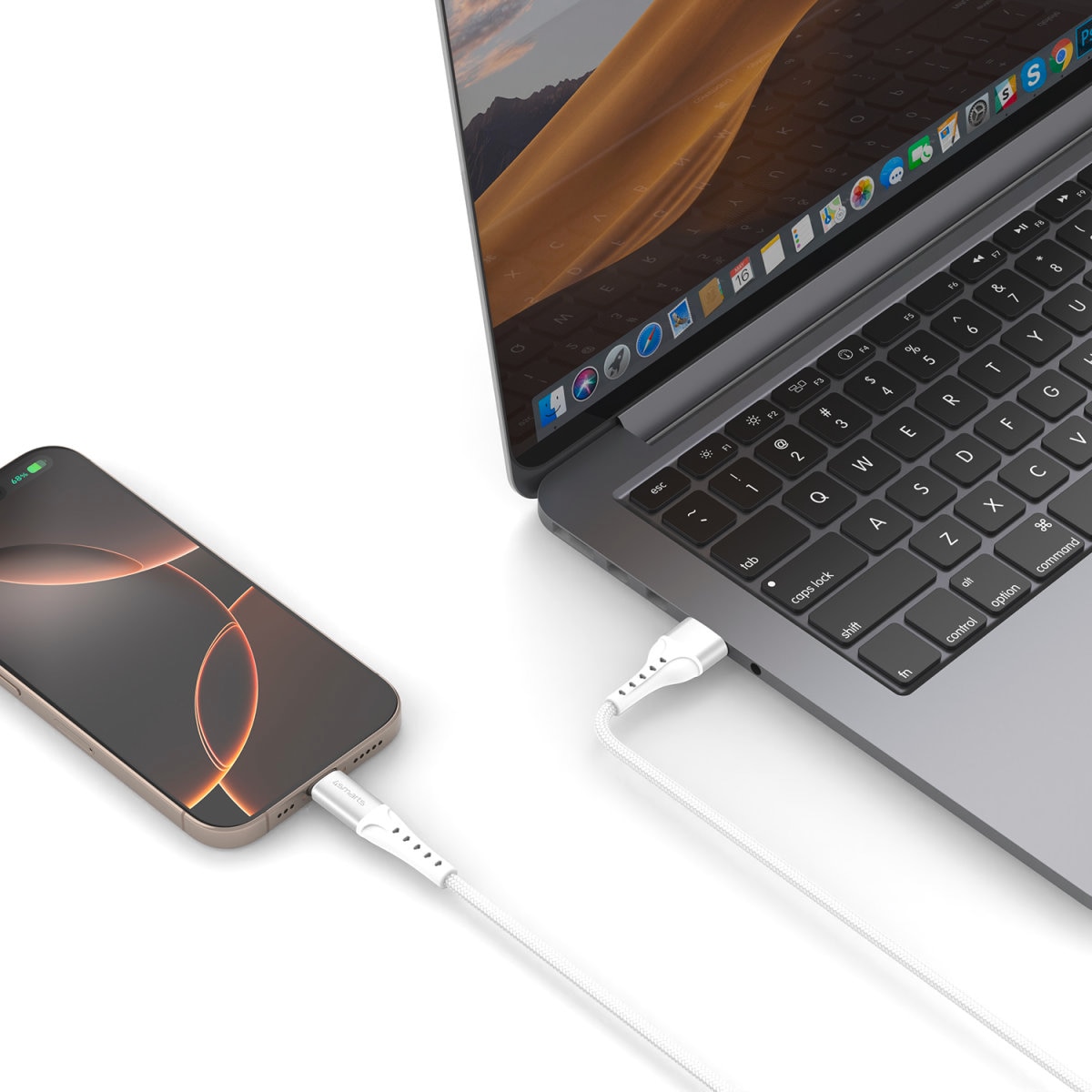 4smarts USB-Kabel »USB-A auf USB-C Kabel PrimeCord 18W 1,5m«, USB-C-USB Typ A, 150,00 cm