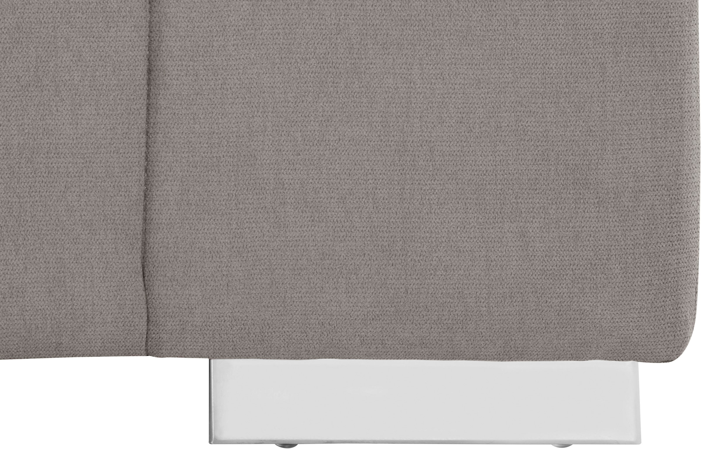 COTTA Ecksofa »Orion L-Form« mit 2x Kopfteilverstellung & 3 Nierenkissen